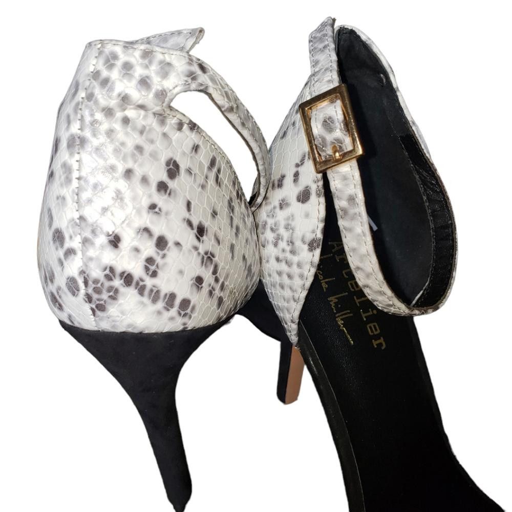 Nicole Miller Nicole Miller NWOT Artelier Ankle Animal Print Sandal 8.5 Size US 8.5 / IT 38.5 - 4 Thumbnail