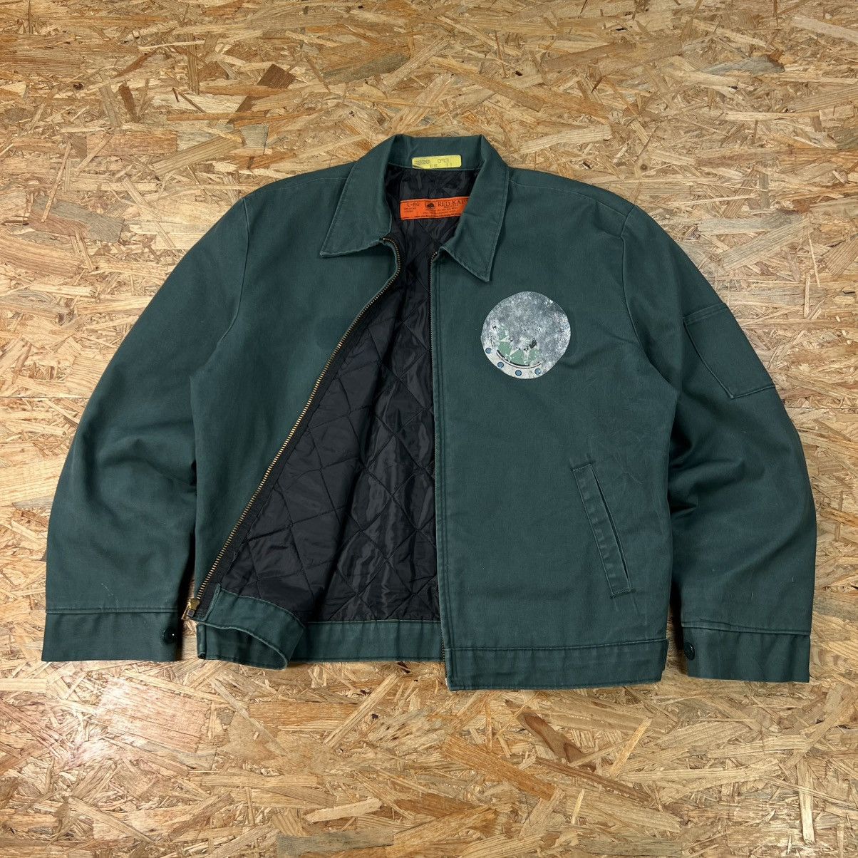 Red Kap × Vintage RED KAP DETROIT JACKET WORKWEAR MADE IN USA 80S VINTAGE Size US L / EU 52-54 / 3 - 7 Thumbnail