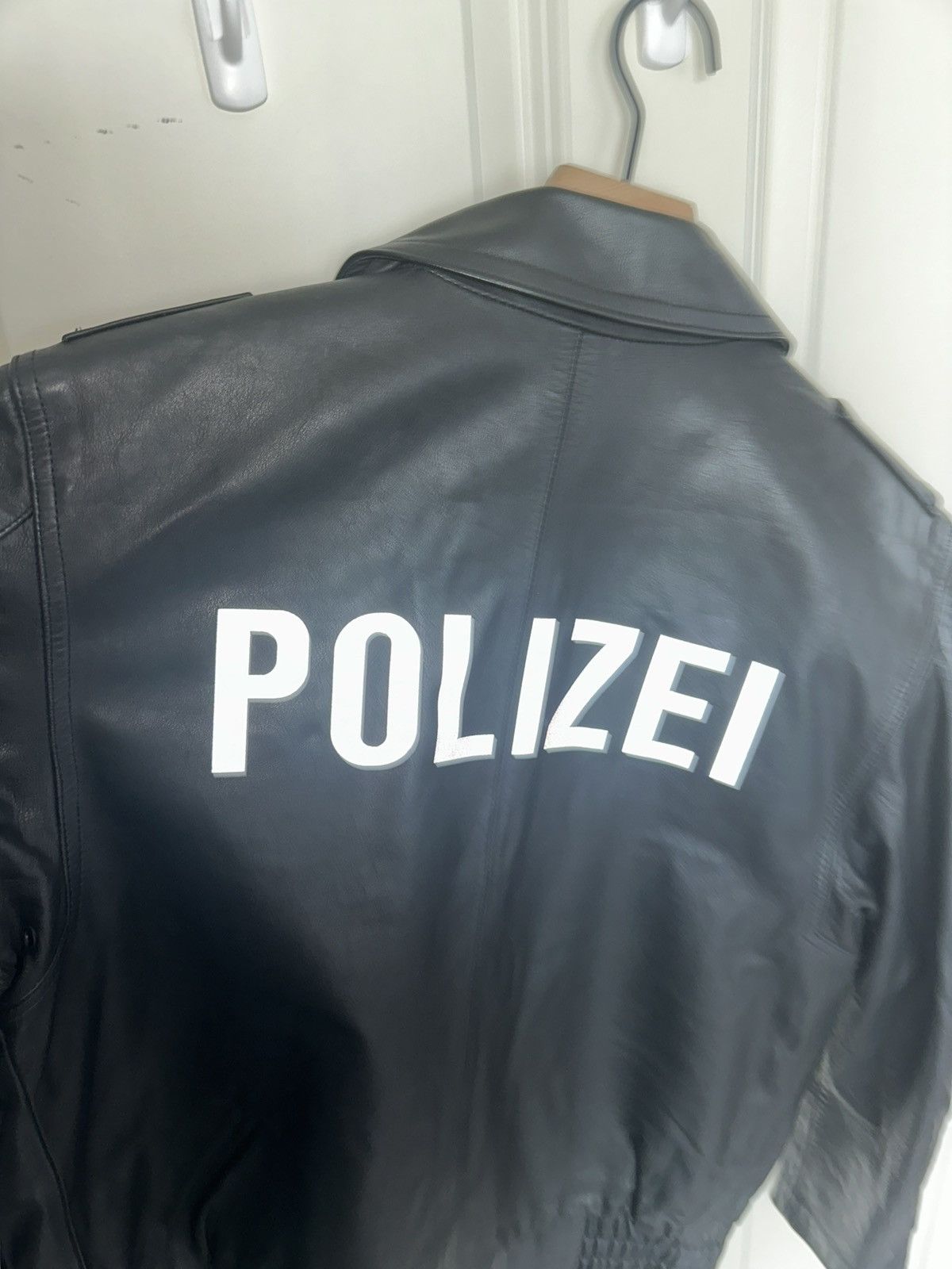 Generic Surplus 1980’s German Police leather jacket Size US L / EU 52-54 / 3 - 2 Thumbnail