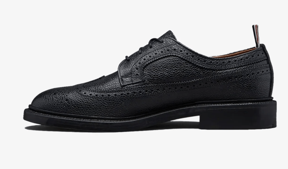 Thom Browne Thom Browne Black Leather Sole Longwing Derbys Size US 10 / EU 43 - 10 Thumbnail