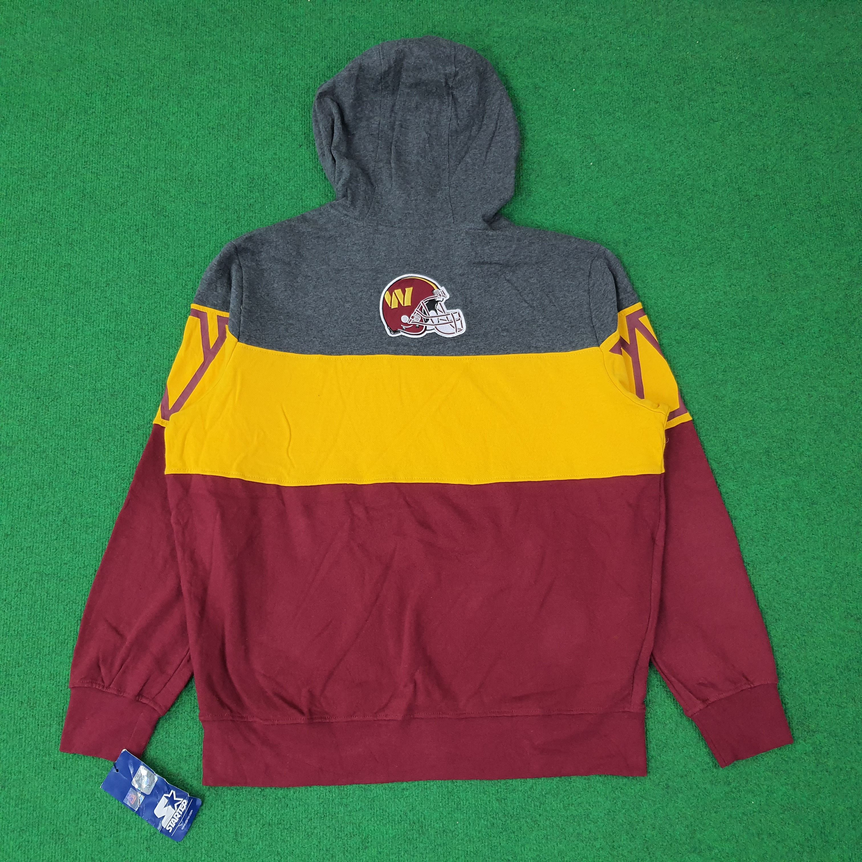 Starter Vintage Washington Commanders Dead Stock Hoodie C262N17 Size US XL / EU 56 / 4 - 4 Thumbnail