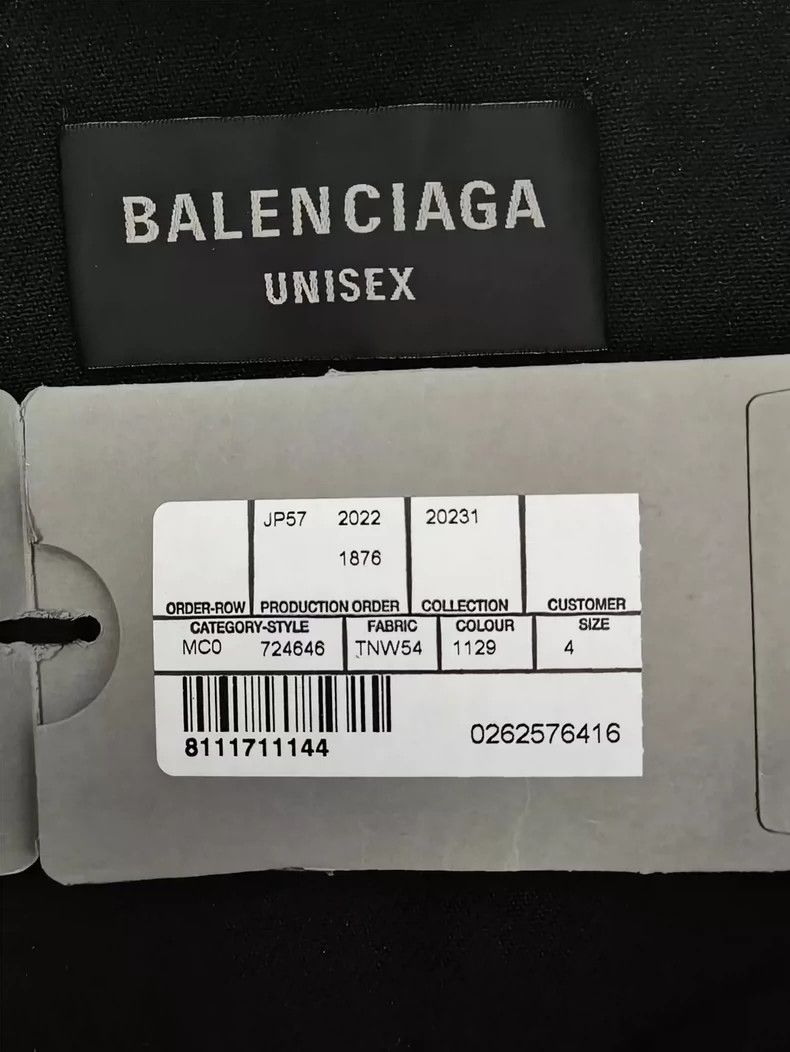 Balenciaga Balenciaga Doodle splash-ink double-B letters to do old dam Size US XL / EU 56 / 4 - 4 Thumbnail