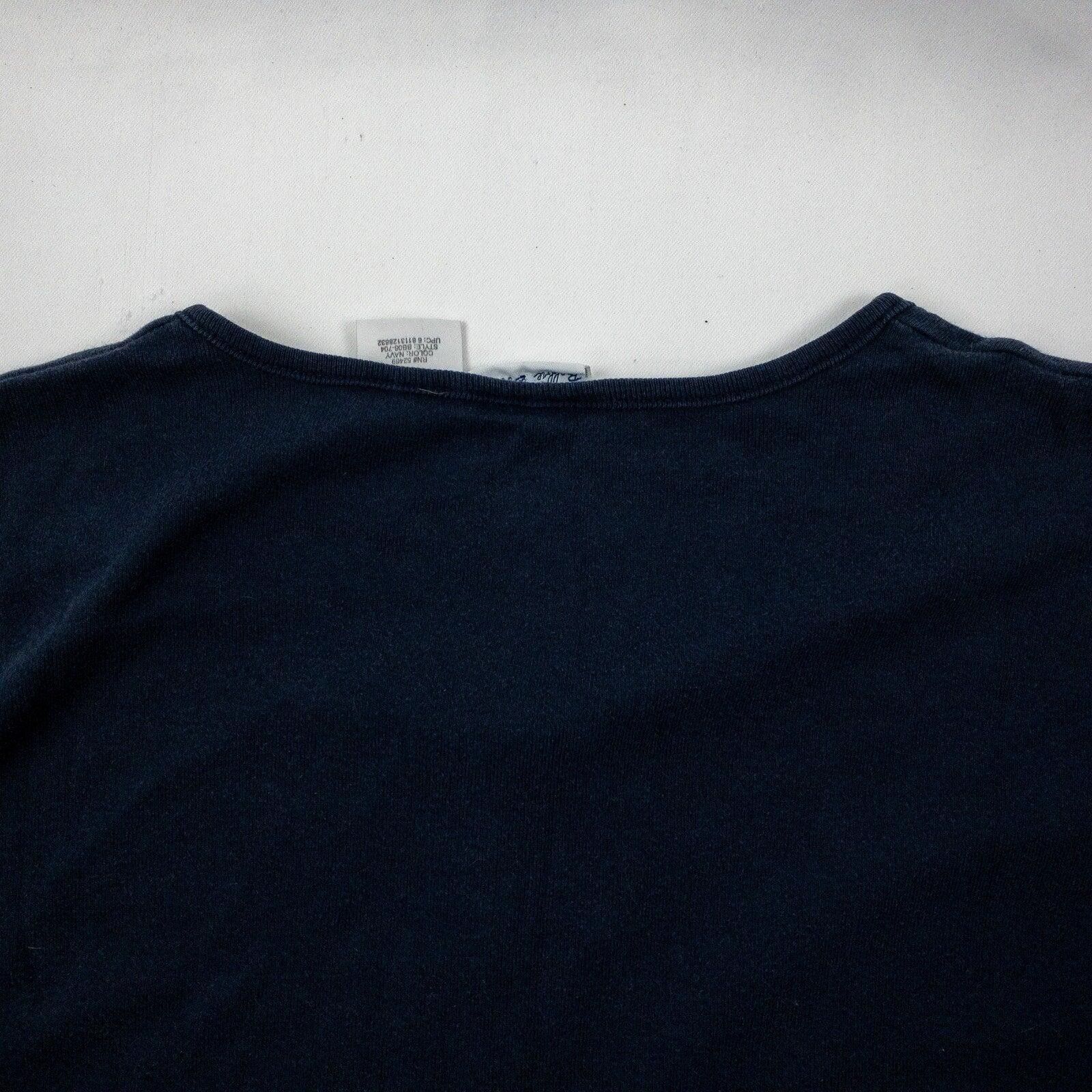 Other Bobbie Brooks Vintage Navy Blue Button Tee Womens XLarge Size XL / US 12-14 / IT 48-50 - 10 Thumbnail