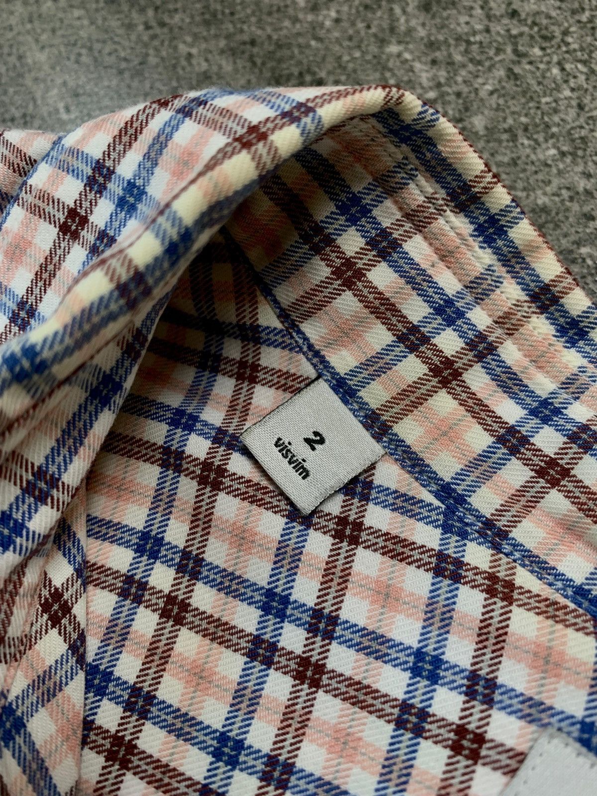 Visvim FREE TAX! Plaid Cotton Shirt Size US S / EU 44-46 / 1 - 8 Thumbnail