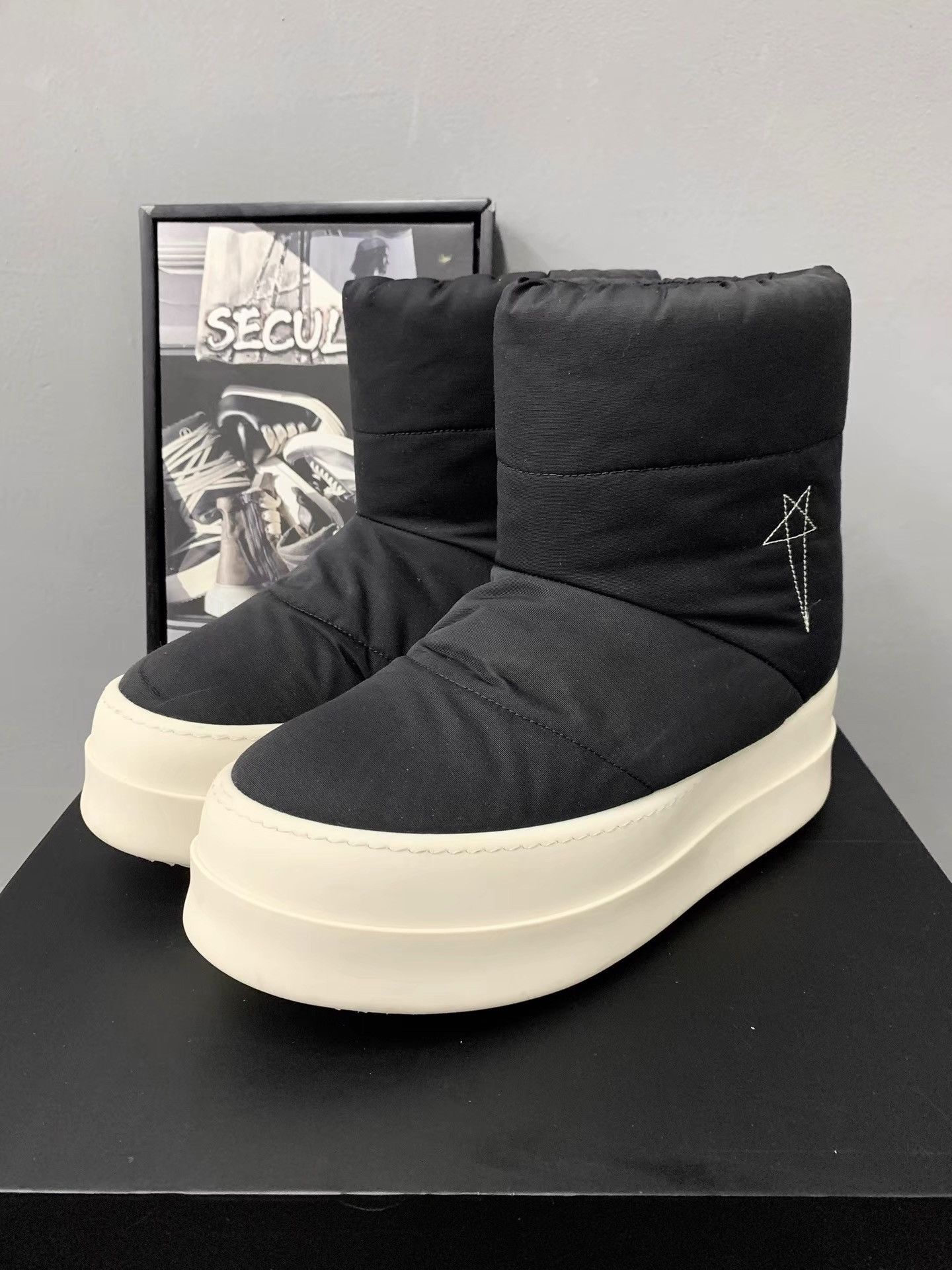 Rick Owens Rick Owens 24FW Pentagram Padded Boots K34 Size US 8 / EU 41 - 4 Thumbnail