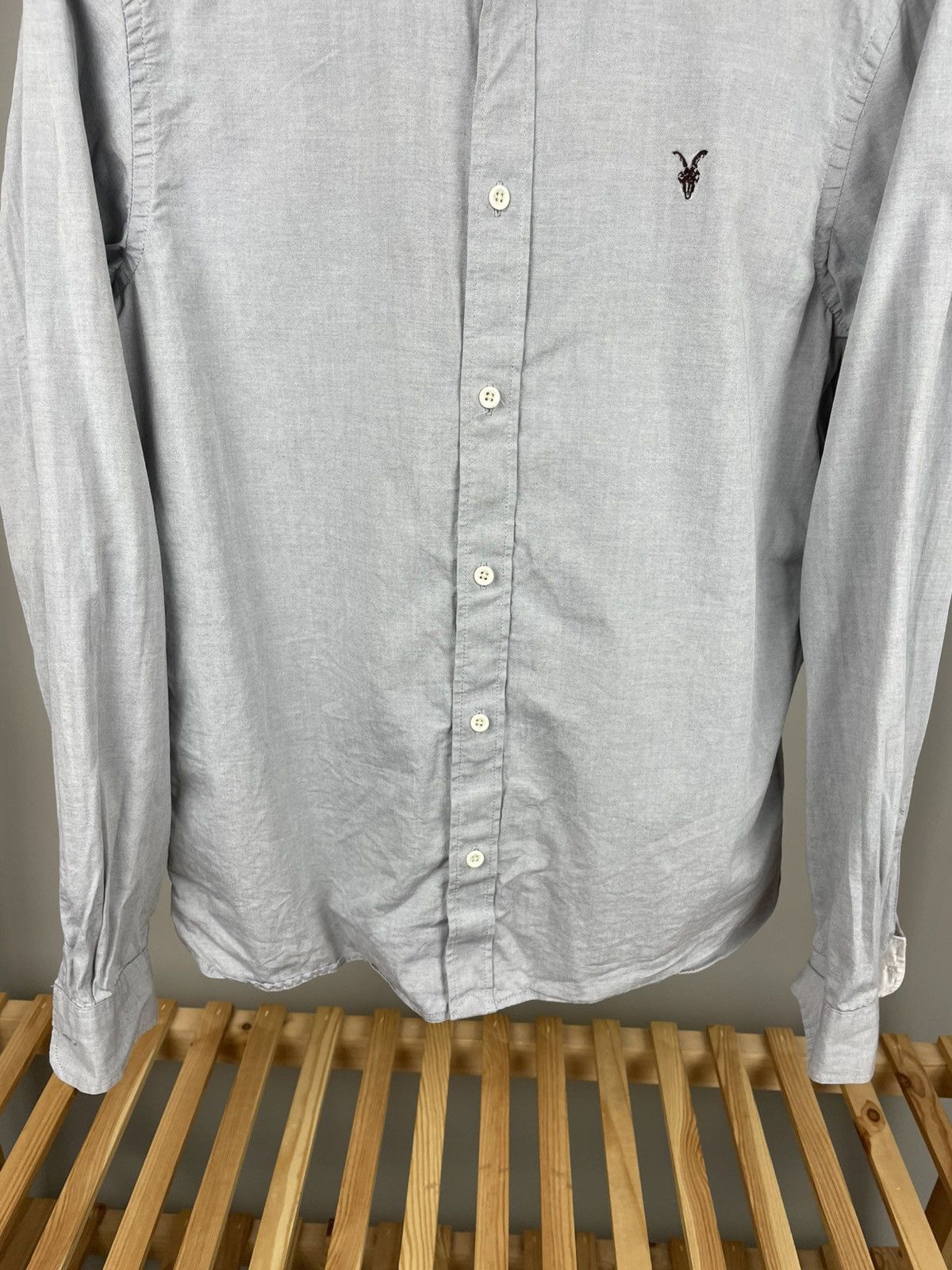 Allsaints × Designer Allsaints Danzig ls shirt cotton Size US L / EU 52-54 / 3 - 4 Thumbnail