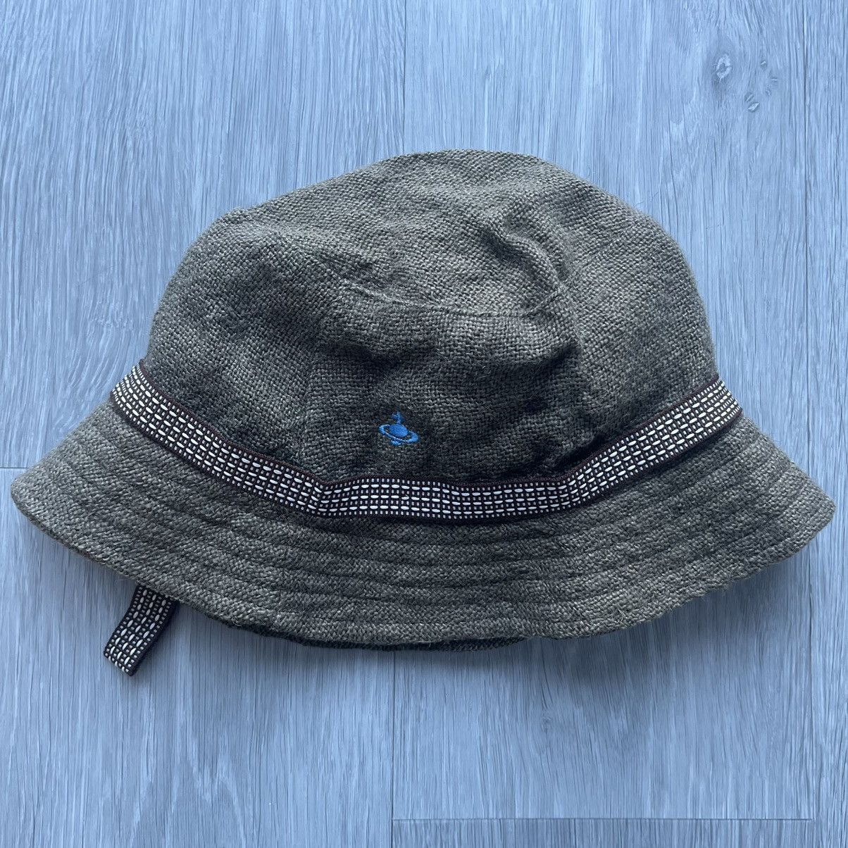 Vivienne Westwood Vivienne Westwood Tweed Jute Vintage Bucket Hat Size ONE SIZE - 1 Thumbnail