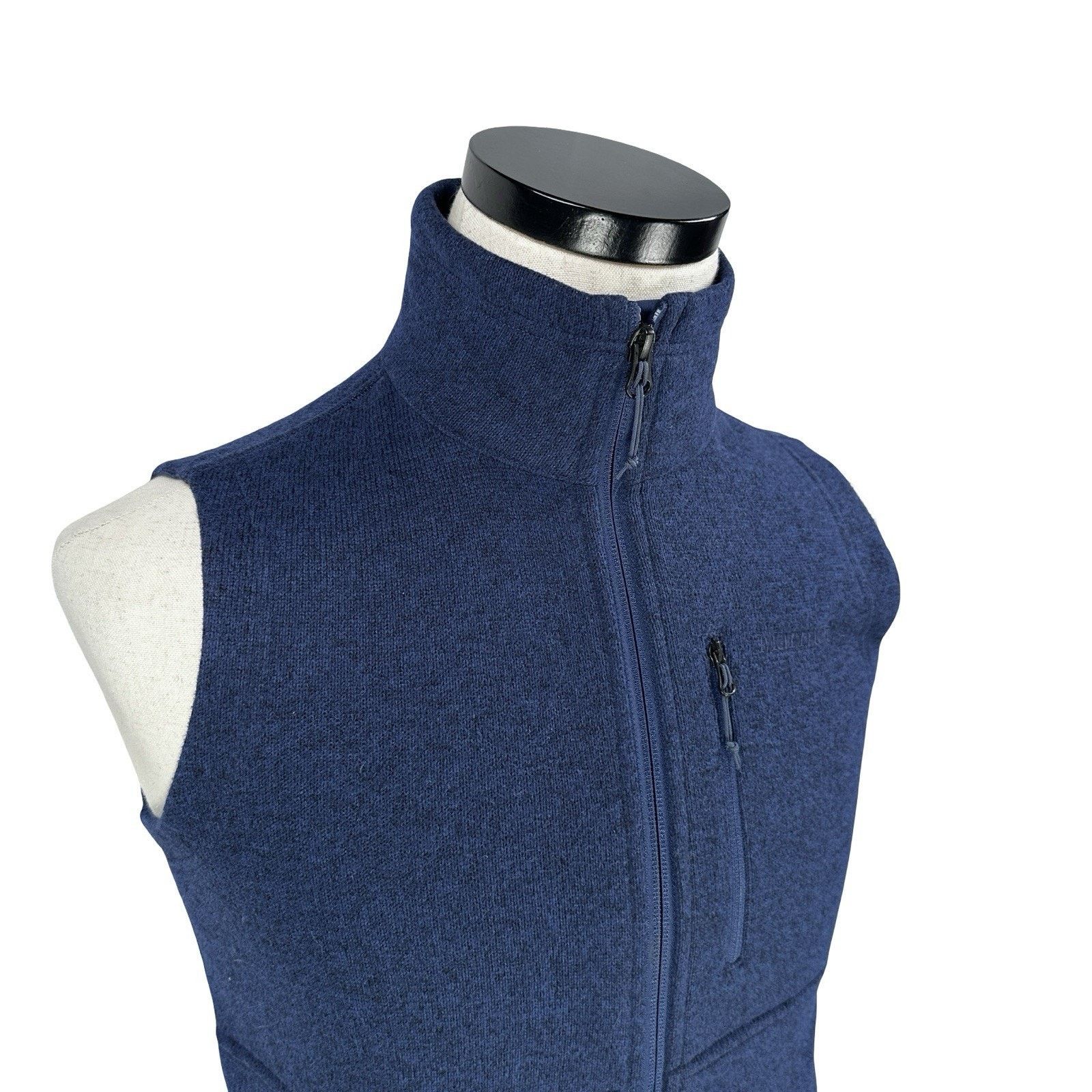 Marmot Marmot Fleece Vest Mens XS Dark Blue Full Zip Pockets Active Size US XS / EU 42 / 0 - 2 Thumbnail