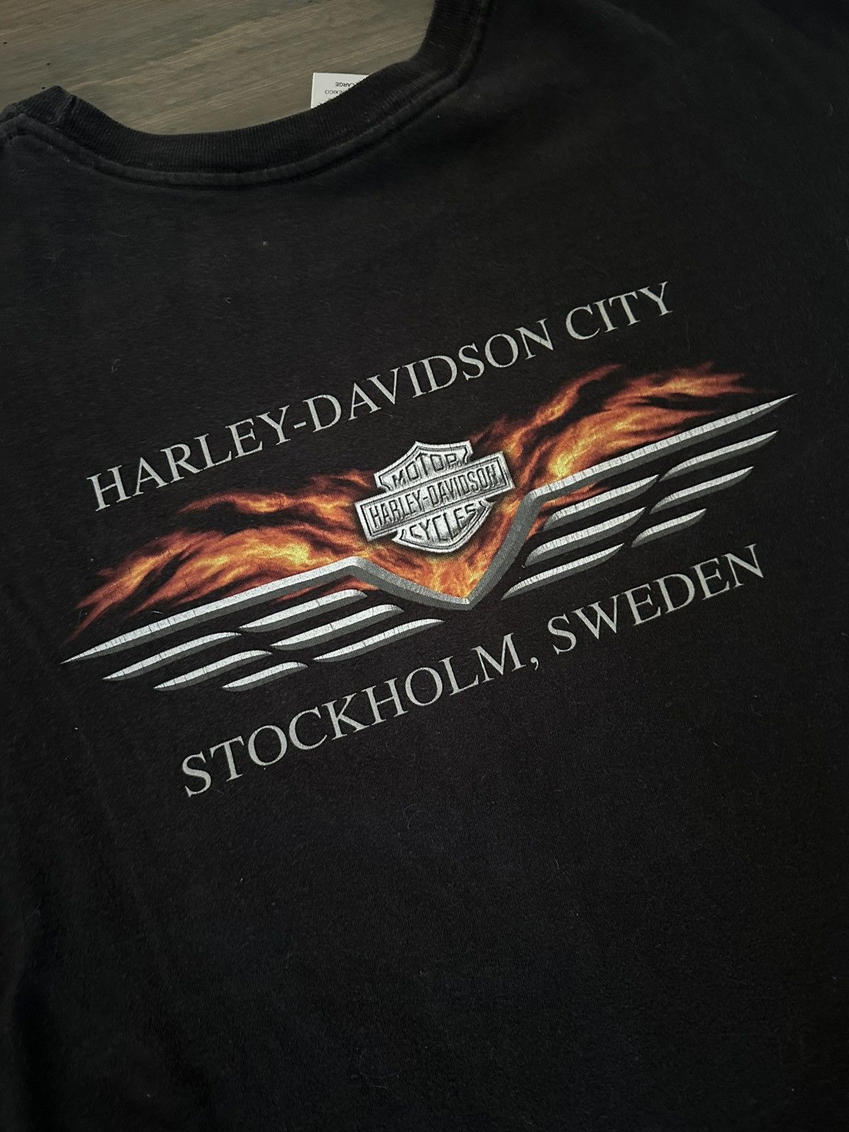 Harley Davidson Harley Davidson Stockholm Sweden Poker Tee Size US XXL / EU 58 / 5 - 4 Thumbnail