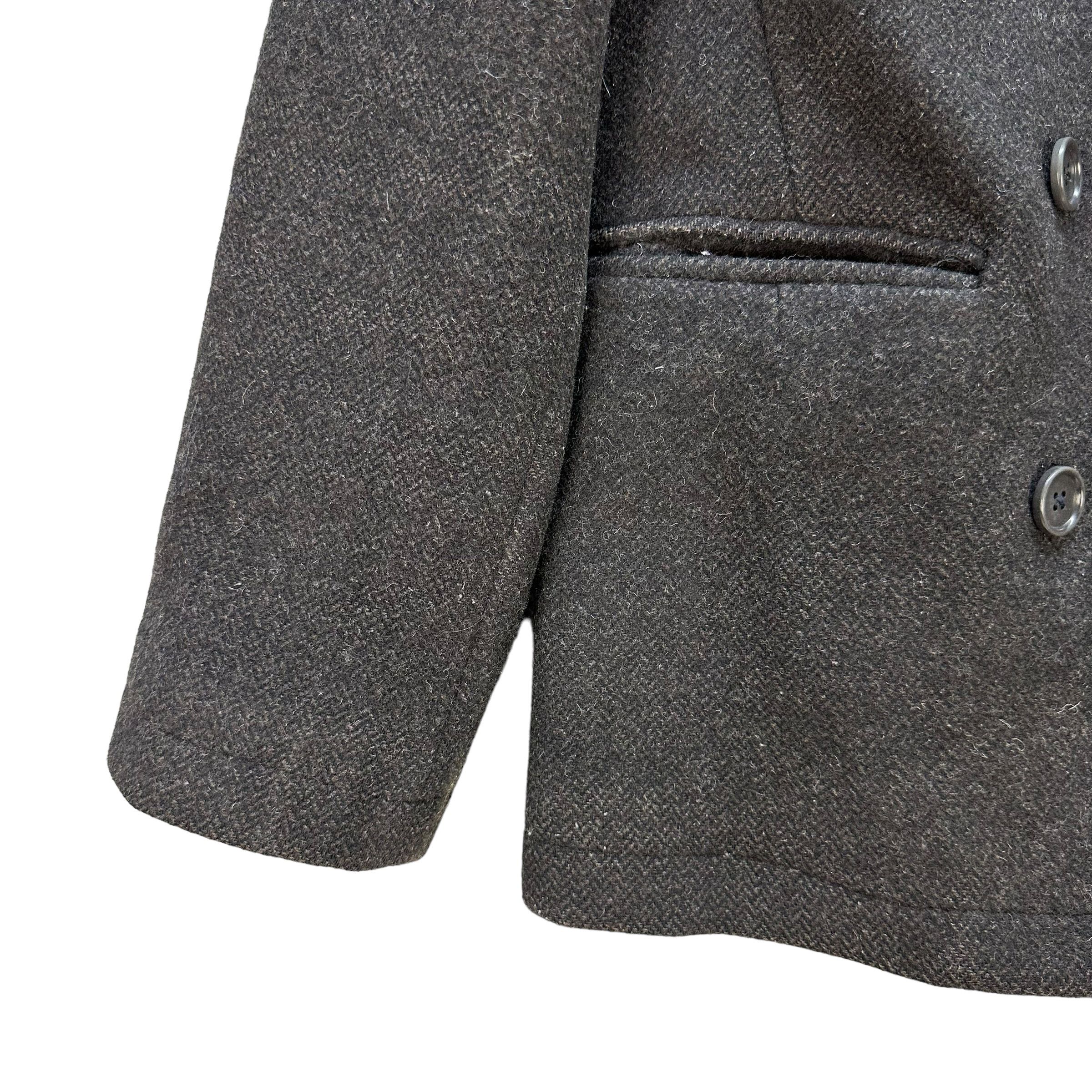 Margaret Howell MARGARET HOWELL Double Breasted Wool Coat #A43-0987 Size S / US 4 / IT 40 - 4 Thumbnail