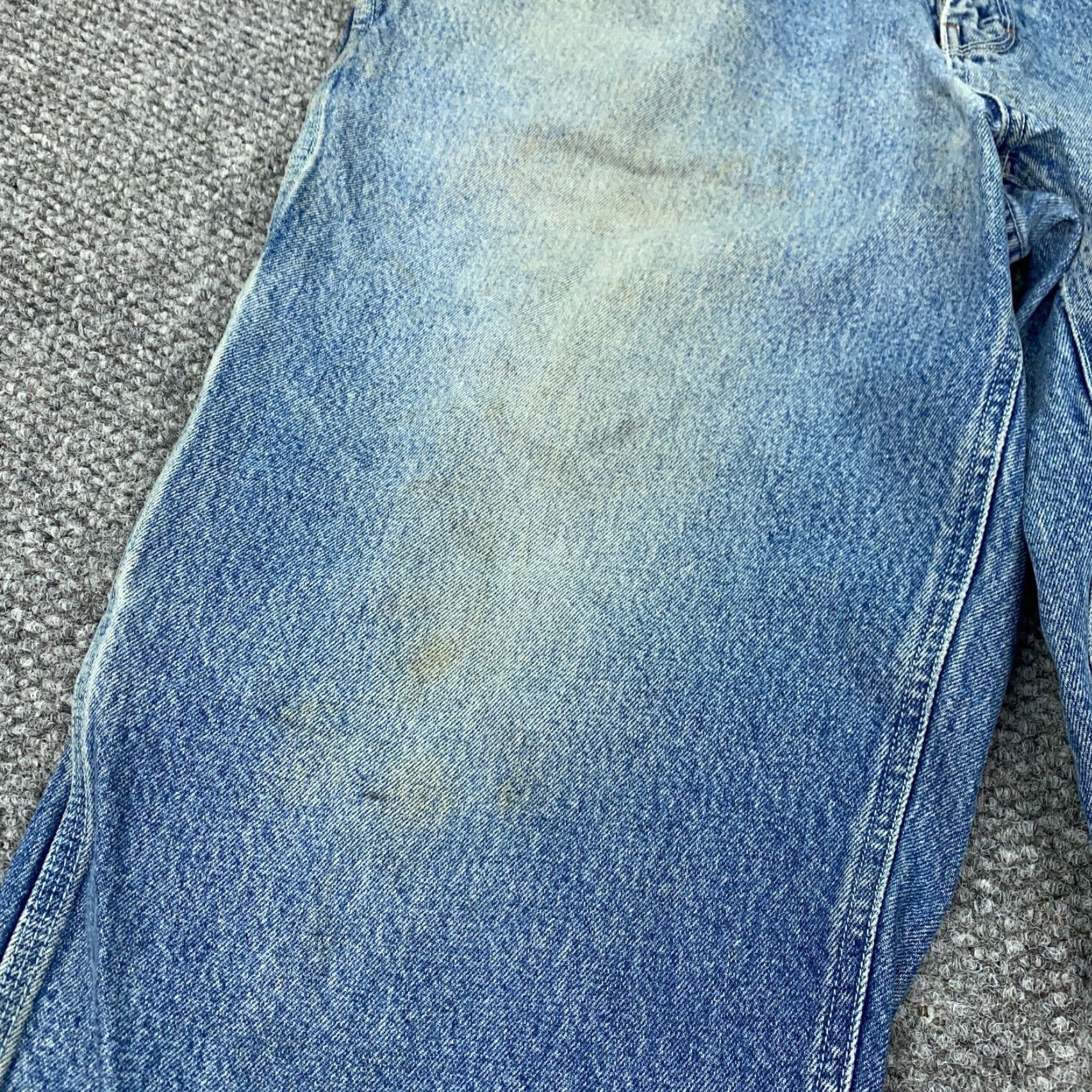 Vintage VINTAGE Mecca Jeans Mens Size 36 Denim Distressed Relaxed Fit 90s Grunge Retro Casual Size US 35 - 6 Thumbnail