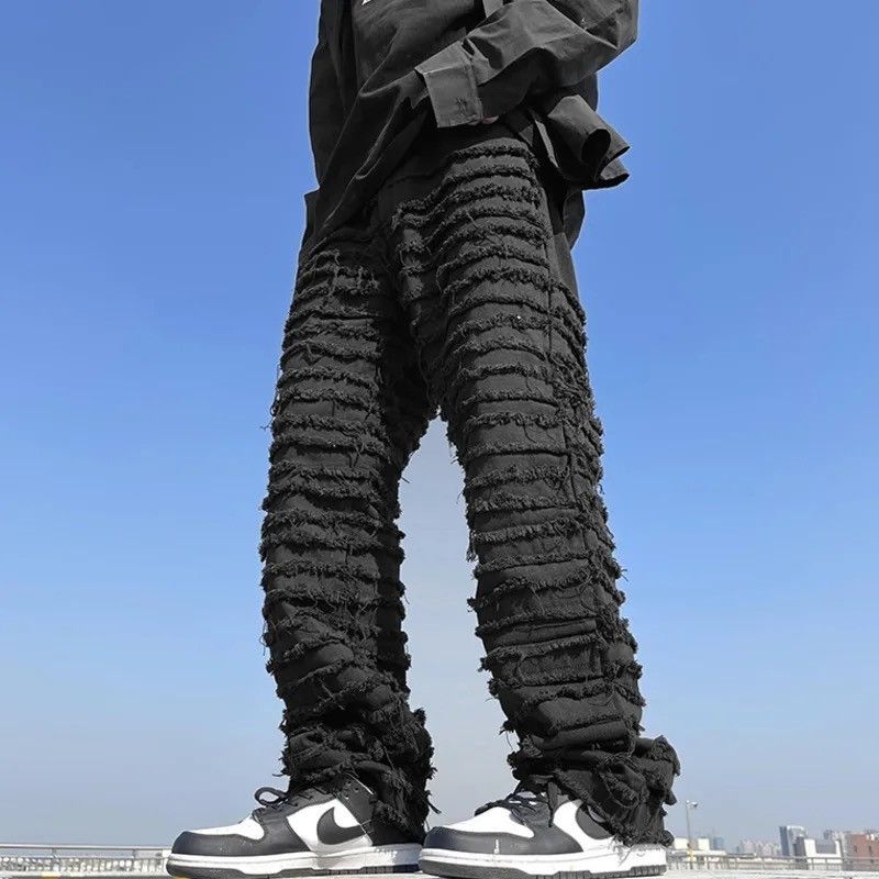 Japanese Brand Fashion Loose Straight Denim Size US 27 - 1 Thumbnail