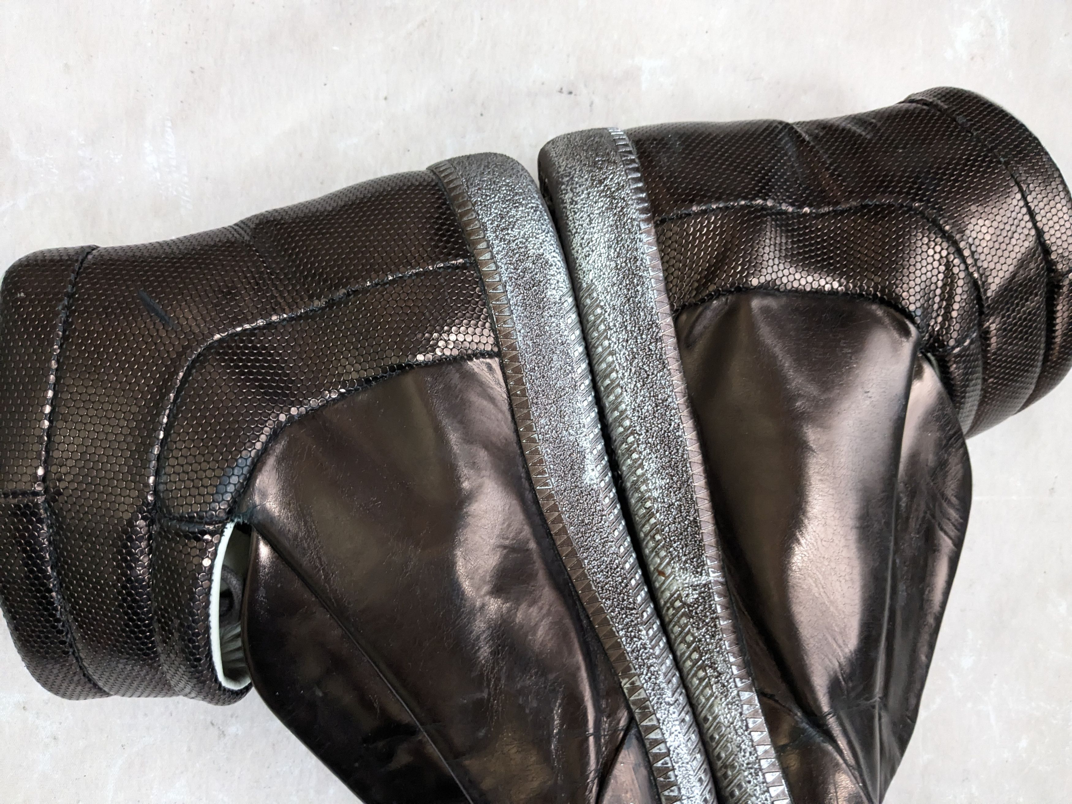 Maison Margiela Maison Margiela Future Brown Metallic 10 43 High Tops Size US 9 / EU 42 - 15 Thumbnail
