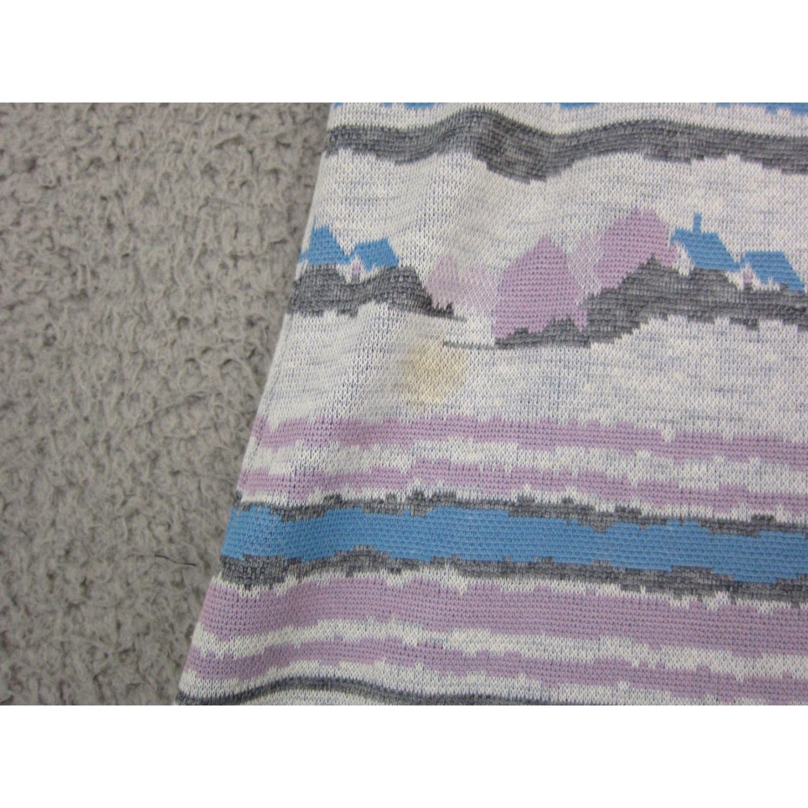 Doublet VINTAGE The Towner Shirt Womens L Gray Blue 70s 60s Fair Isle Button-Up Knit Cardigan? Size L / US 10 / IT 46 - 5 Thumbnail