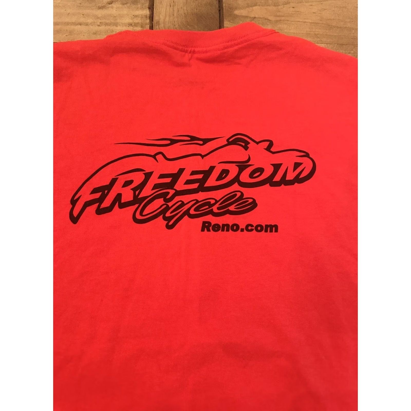 Vintage Freedom T-Shirt Red Motorcycle Biker 35th Anniversary Mens L Red USA 35th Anniversary Shirt Size US L / EU 52-54 / 3 - 2 Thumbnail