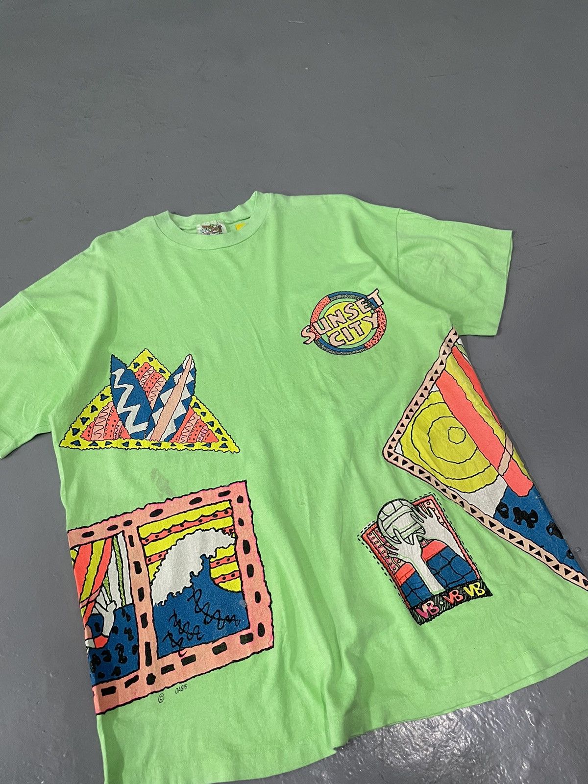 Vintage Vintage 80s Surf Mania Size US XL / EU 56 / 4 - 2 Thumbnail