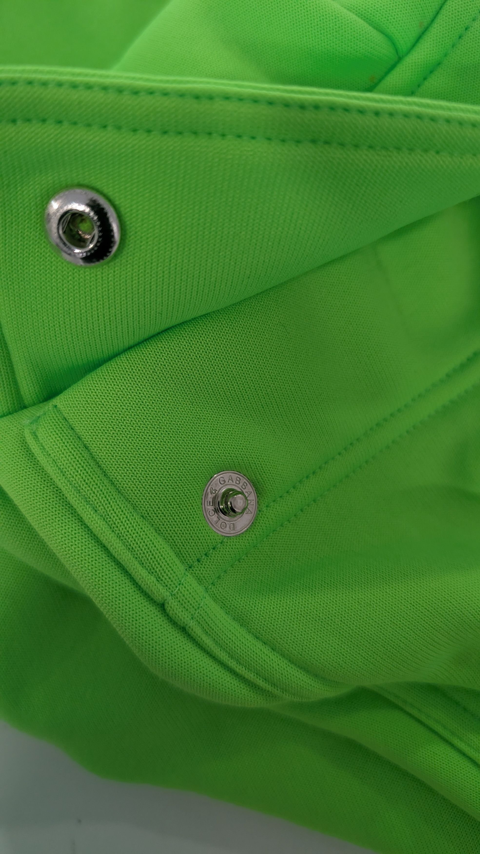 Dolce & Gabbana DOLCE & GABBANA Neon Green Cargo Jogger Pants Size US 40 / EU 56 - 5 Thumbnail