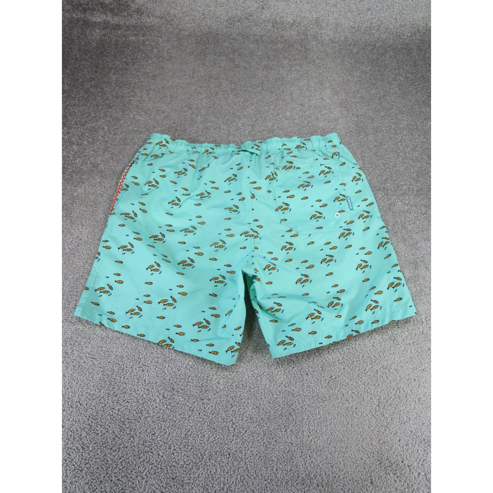 Bonobos Bonobos Board Shorts Mens Large Turquoise Blue Green Fish 7" Size US 33 - 8 Thumbnail