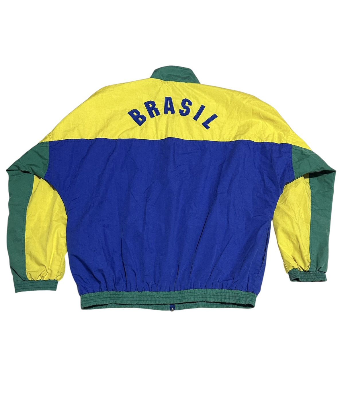 Vintage Vtg 90s umbro Brazil national team track jacket Size US L / EU 52-54 / 3 - 2 Thumbnail