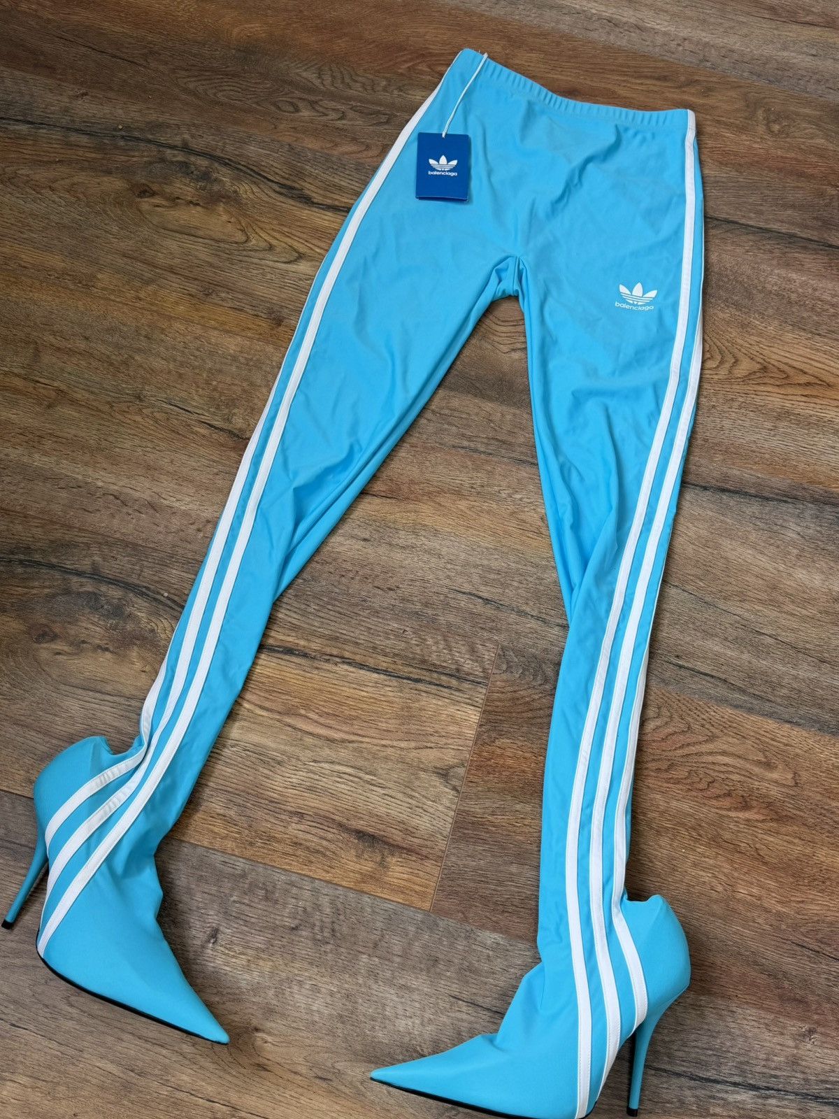 Adidas × Balenciaga Balenciaga x Adidas Pantashoes Blue Size 38 / S NWT Heels Size US 8 / IT 38 - 7 Thumbnail