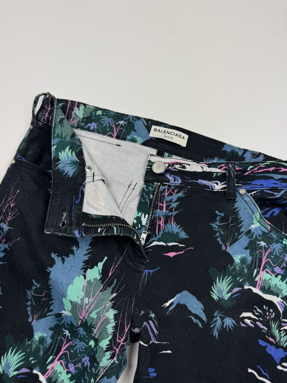 Balenciaga Balenciaga Forest Graphic Skinny Pants Size 26" / US 2 / IT 38 - 9 Thumbnail