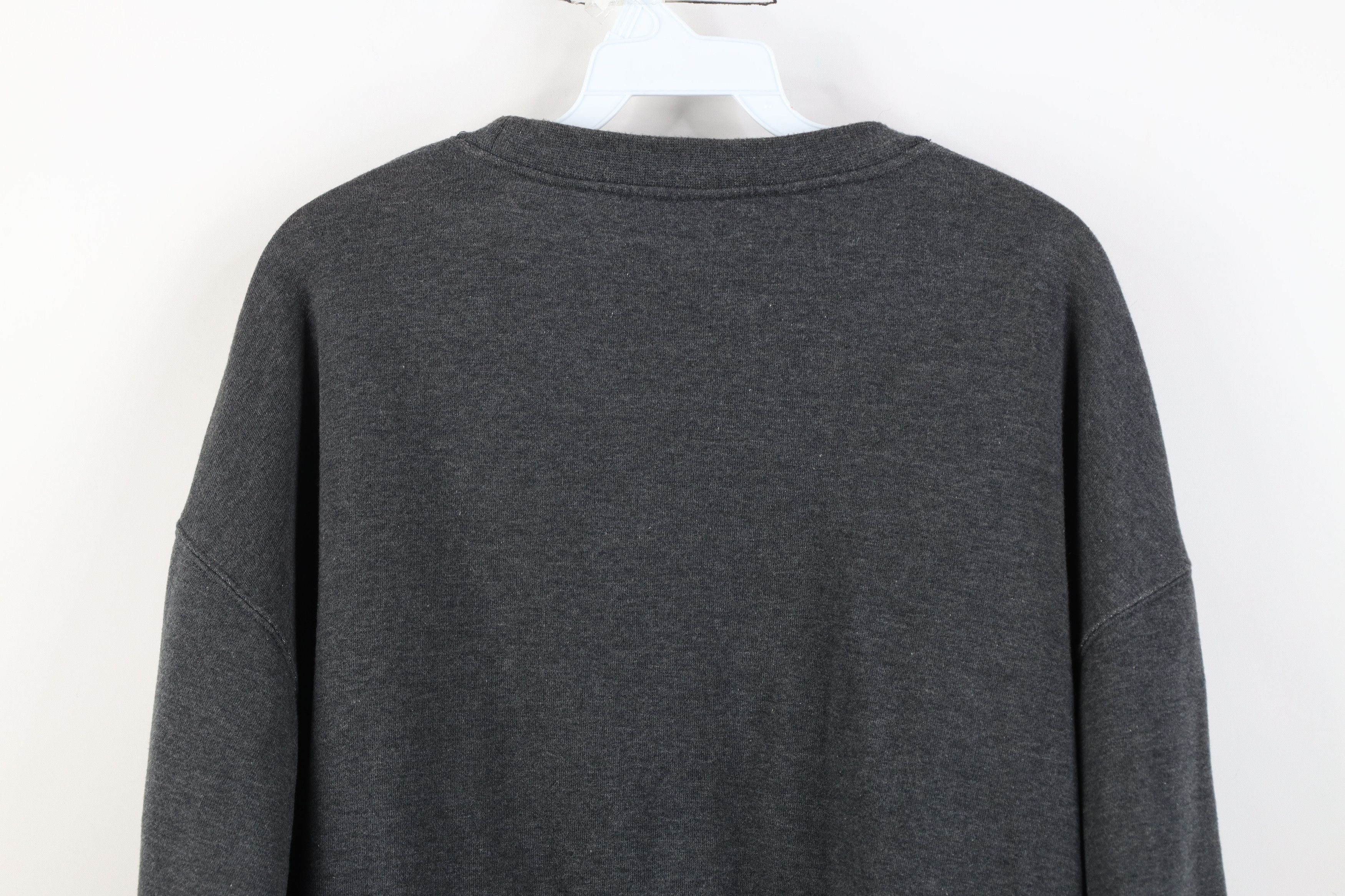 Vintage Vintage 90s Y2K Streetwear Blank Crewneck Sweatshirt Gray Size US XL / EU 56 / 4 - 13 Thumbnail