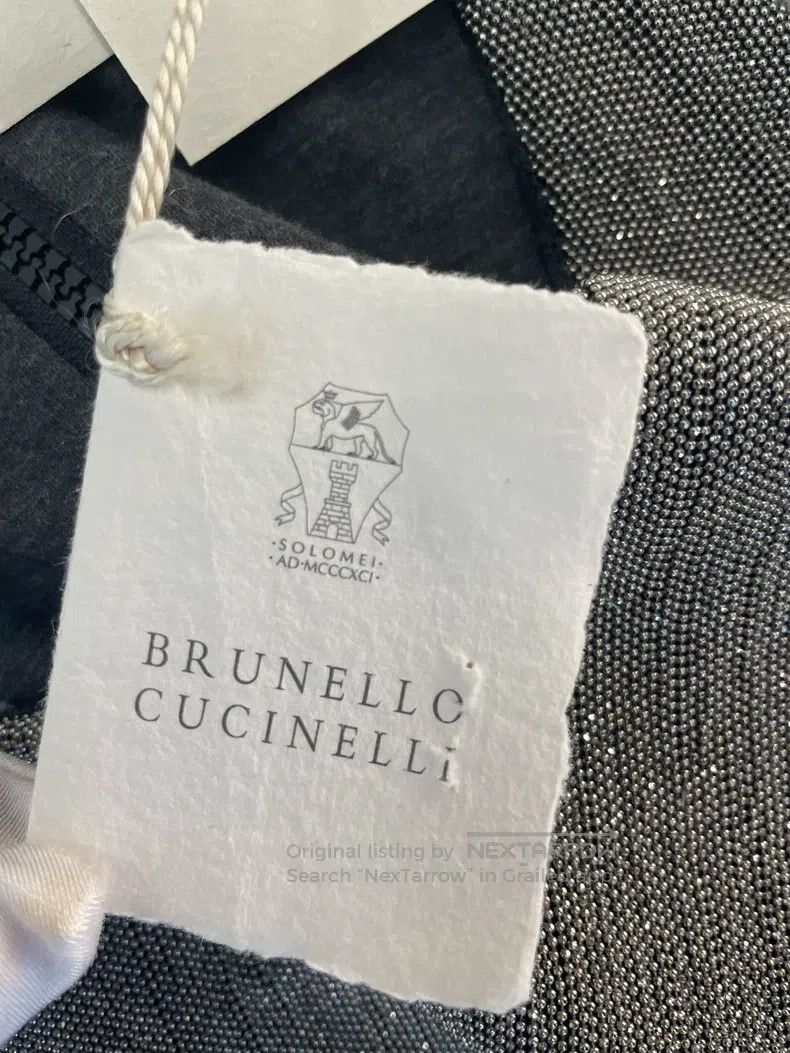 Brunello Cucinelli Brunello Cucinelli Silver Beaded Vest Size L / US 10 / IT 46 - 5 Thumbnail