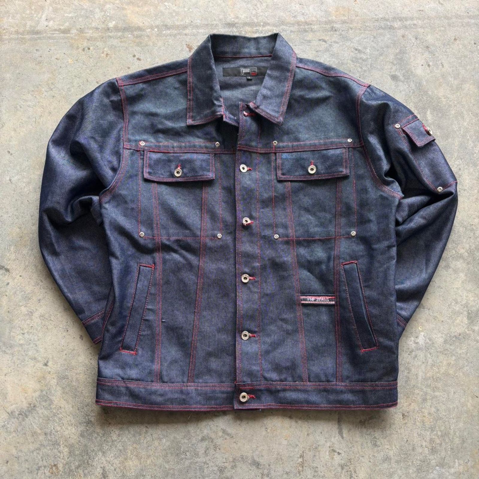 JNCO × Southpole × Vintage Y2K JNCO Style Baggy Denim Jacket Size US L / EU 52-54 / 3 - 1 Thumbnail