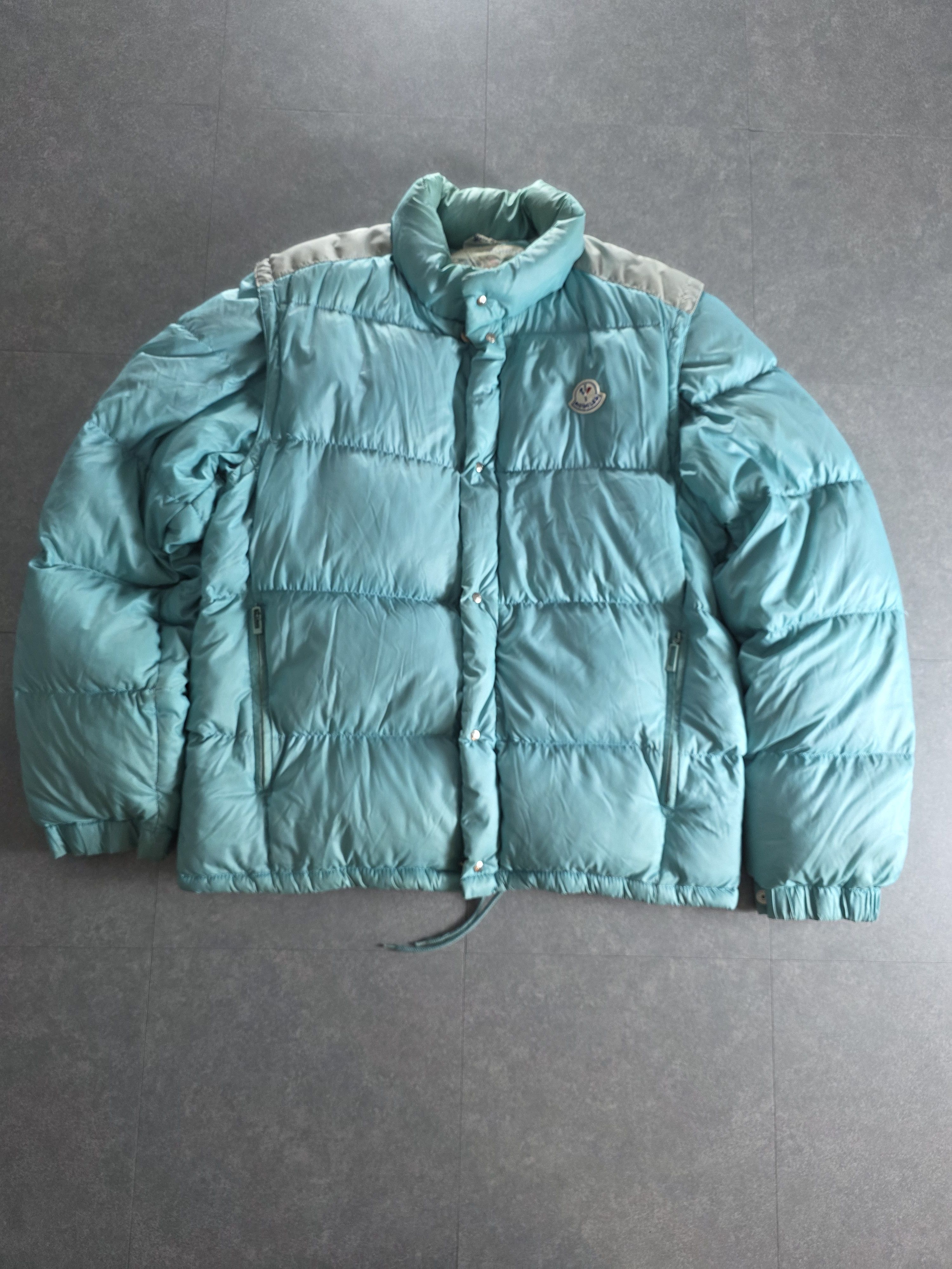 Moncler Puffer Moncler Vintage Made in France Turchese Embroidered Size US L / EU 52-54 / 3 - 1 Thumbnail
