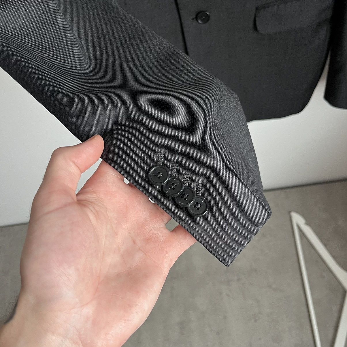 Z Zegna Z Zegna Gray Blazer 48R Size 48R - 3 Thumbnail