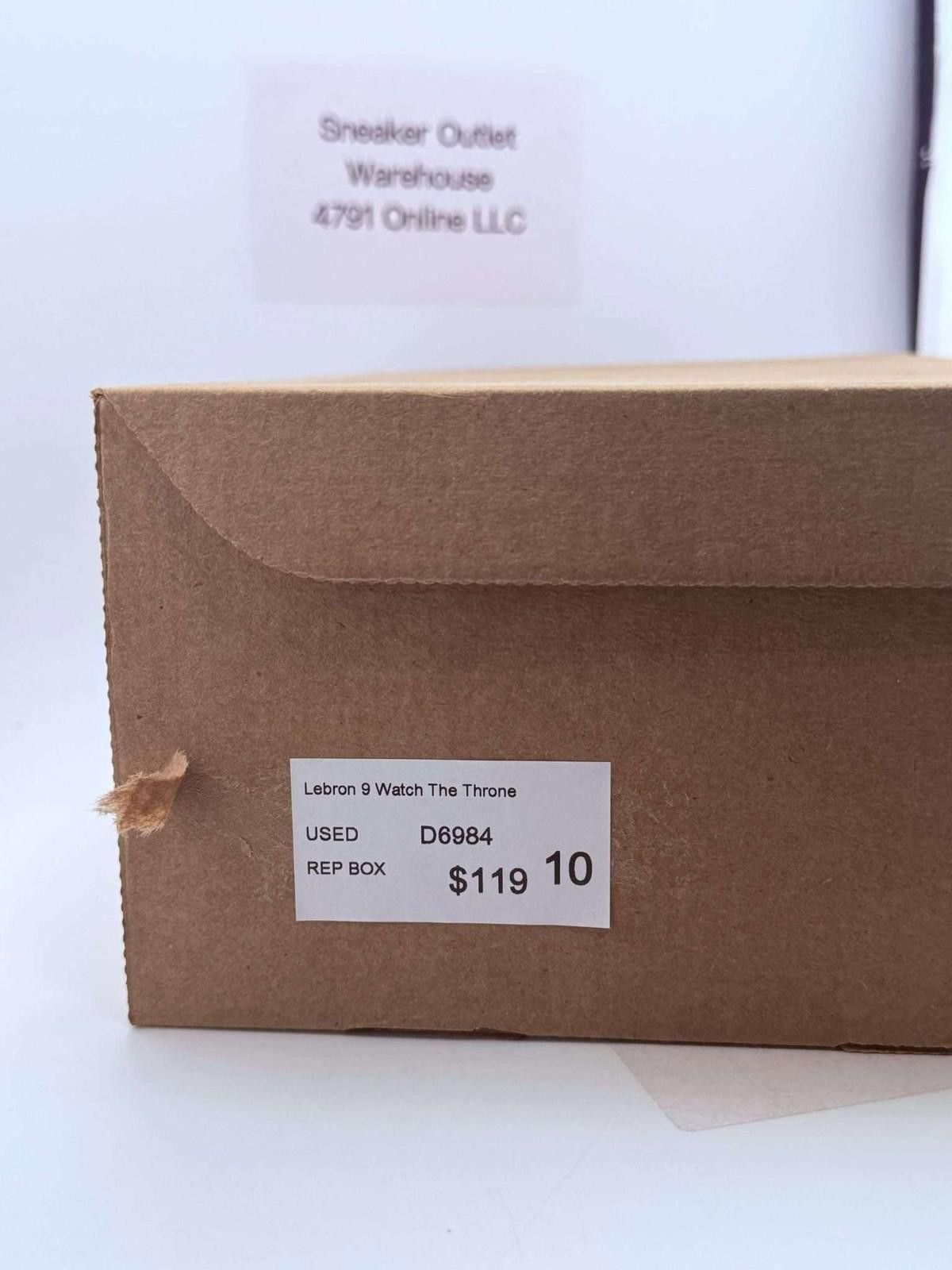 Nike Nike LeBron 9 Watch The Throne US 10 Used Rep Box D6984 Size US 10 / EU 43 - 6 Thumbnail