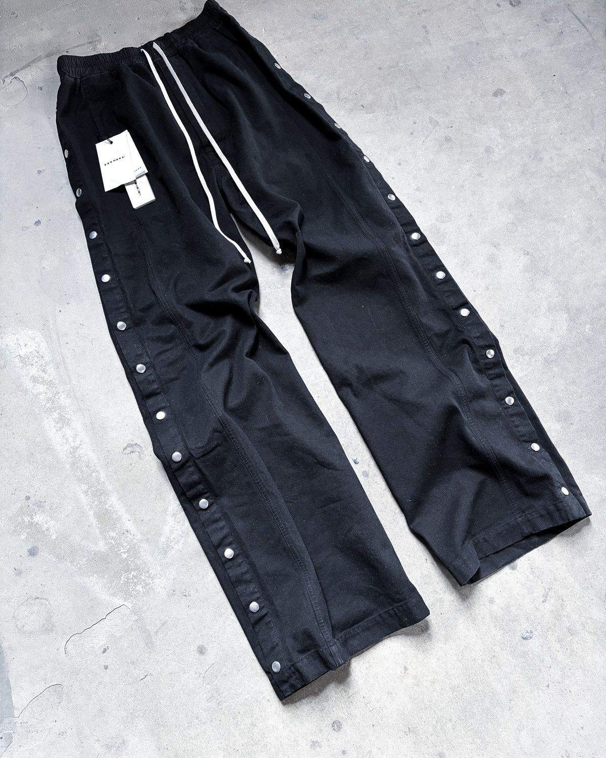 Rick Owens S/S25 “HOLLYWOOD” CANVAS PUSHER PANTS Size US 30 / EU 46 - 3 Thumbnail