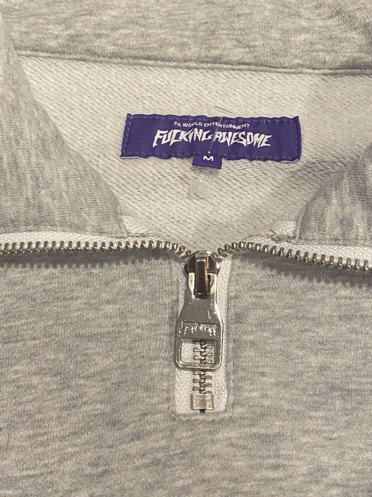 Designer × Fucking Awesome FUCKING AWSOME QUARTER ZIP SWEAT Size US M / EU 48-50 / 2 - 3 Thumbnail