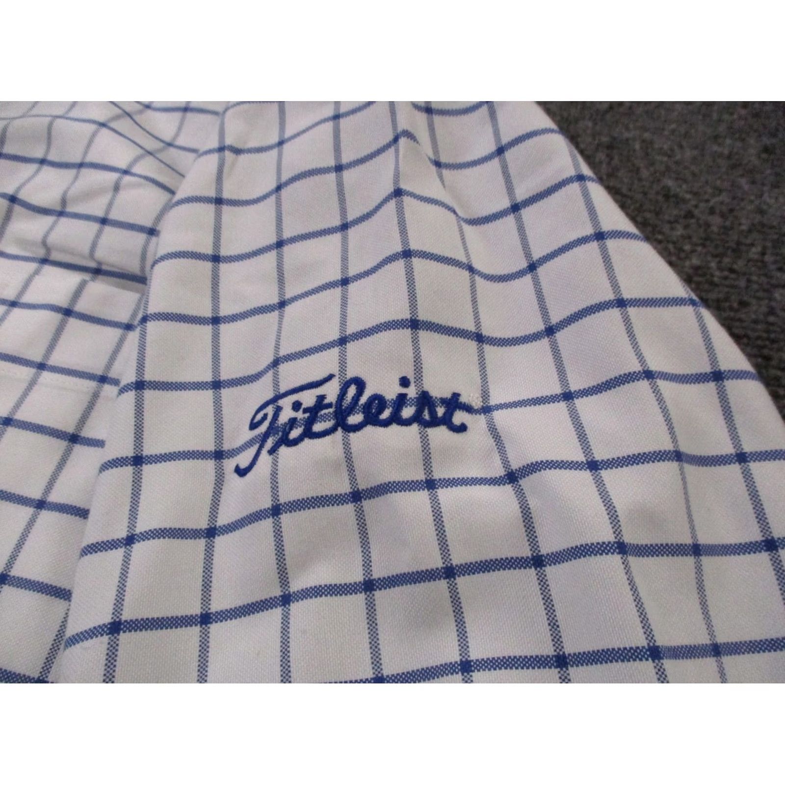 Peter Millar Peter Millar Shirt Mens S White Lightweight Button-Down Knit Check Vintage No Size US S / EU 44-46 / 1 - 7 Thumbnail