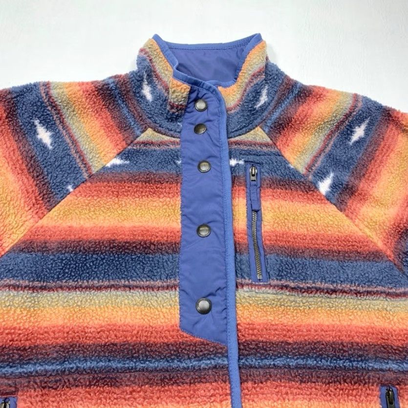 American Eagle Outfitters VINTAGE American Eagle Southwestern Fleece Snap Front Jacket Womens Size S P 8561 Size S / US 4 / IT 40 - 6 Thumbnail