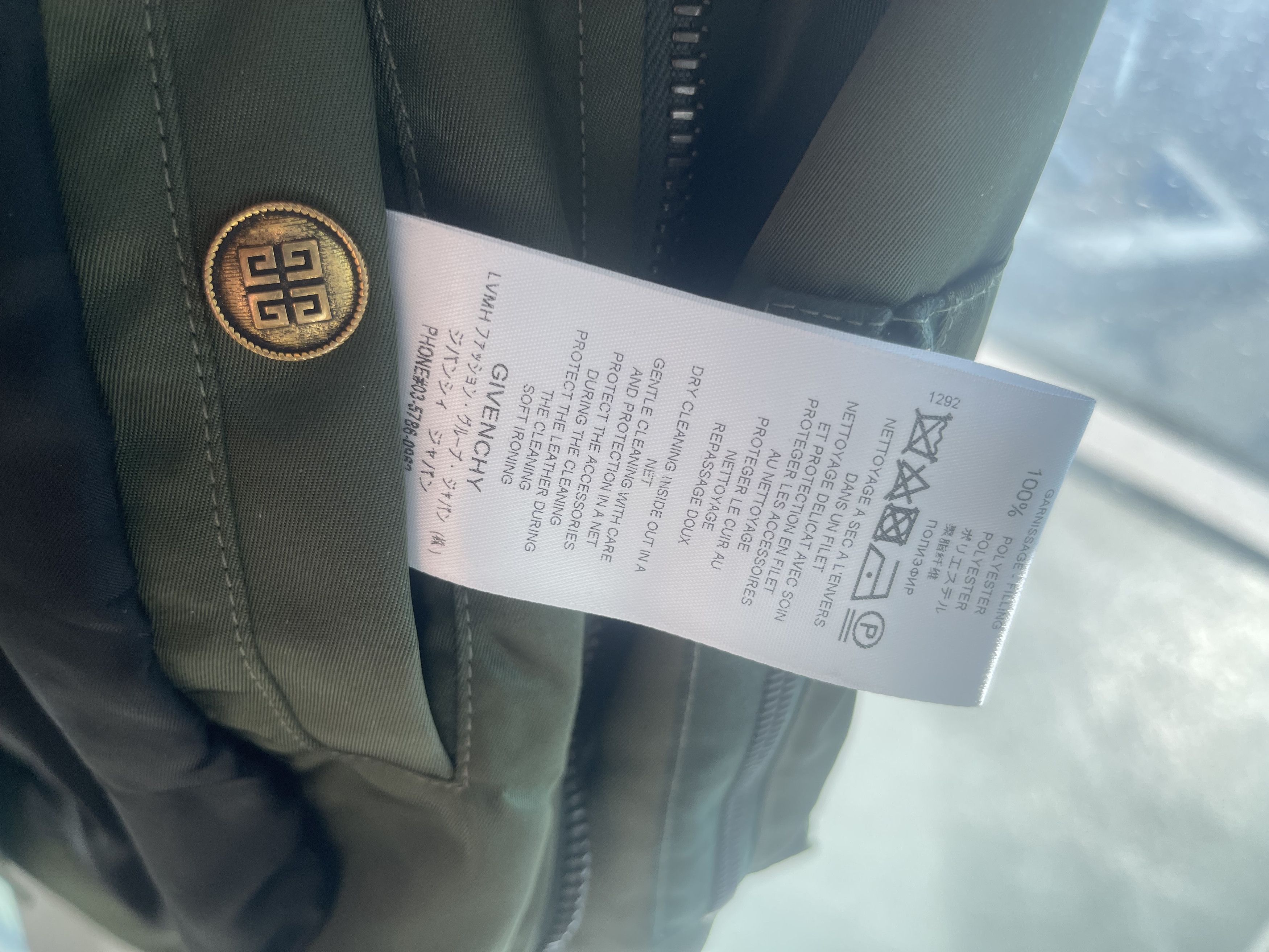 Givenchy Givenchy Green MA1 Bomber New With Tags Size US M / EU 48-50 / 2 - 12 Thumbnail