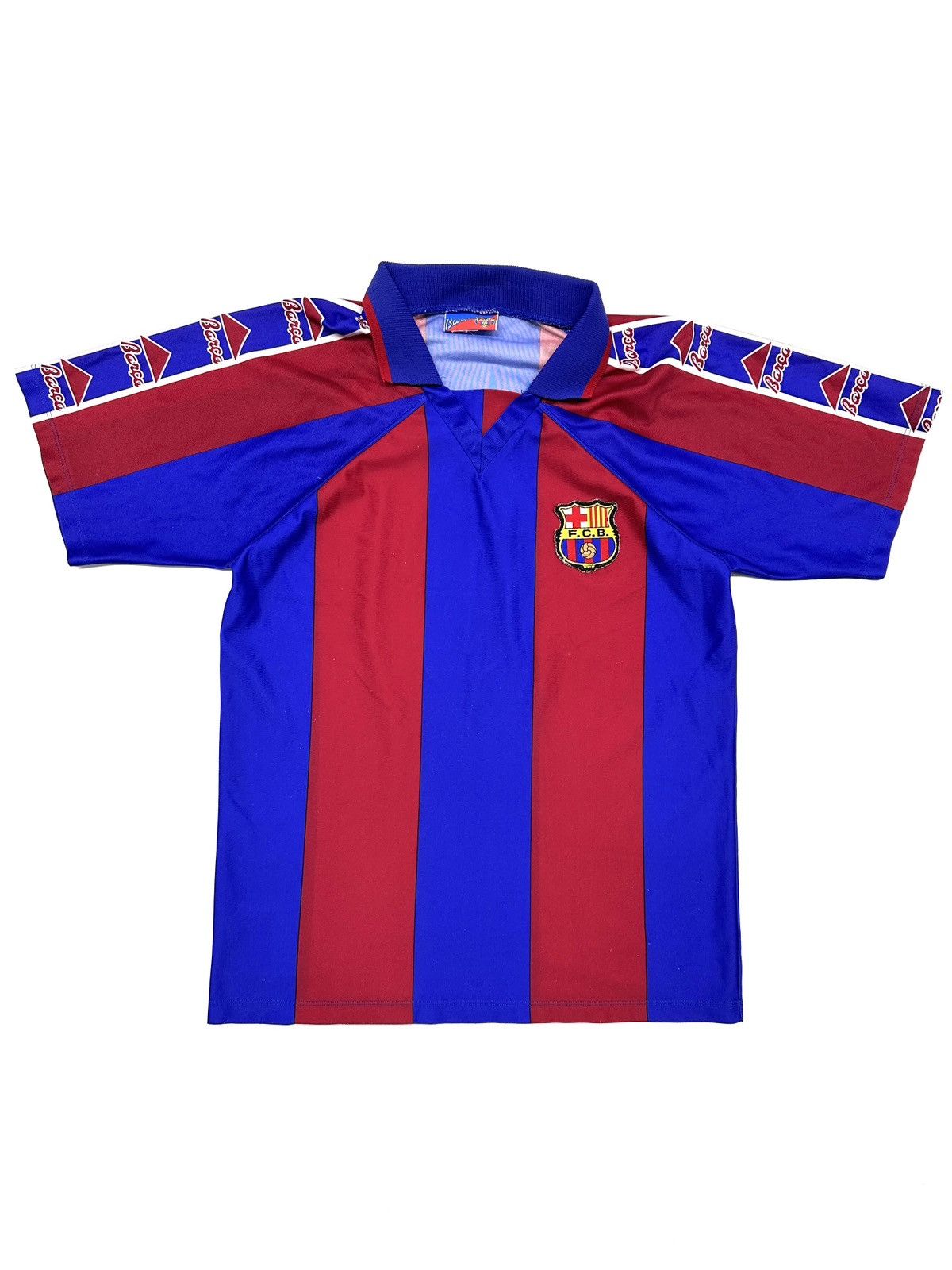 Kappa Vintage Football Jersey Barcelona player rare Stoichkov 8 Size US M / EU 48-50 / 2 - 1 Thumbnail