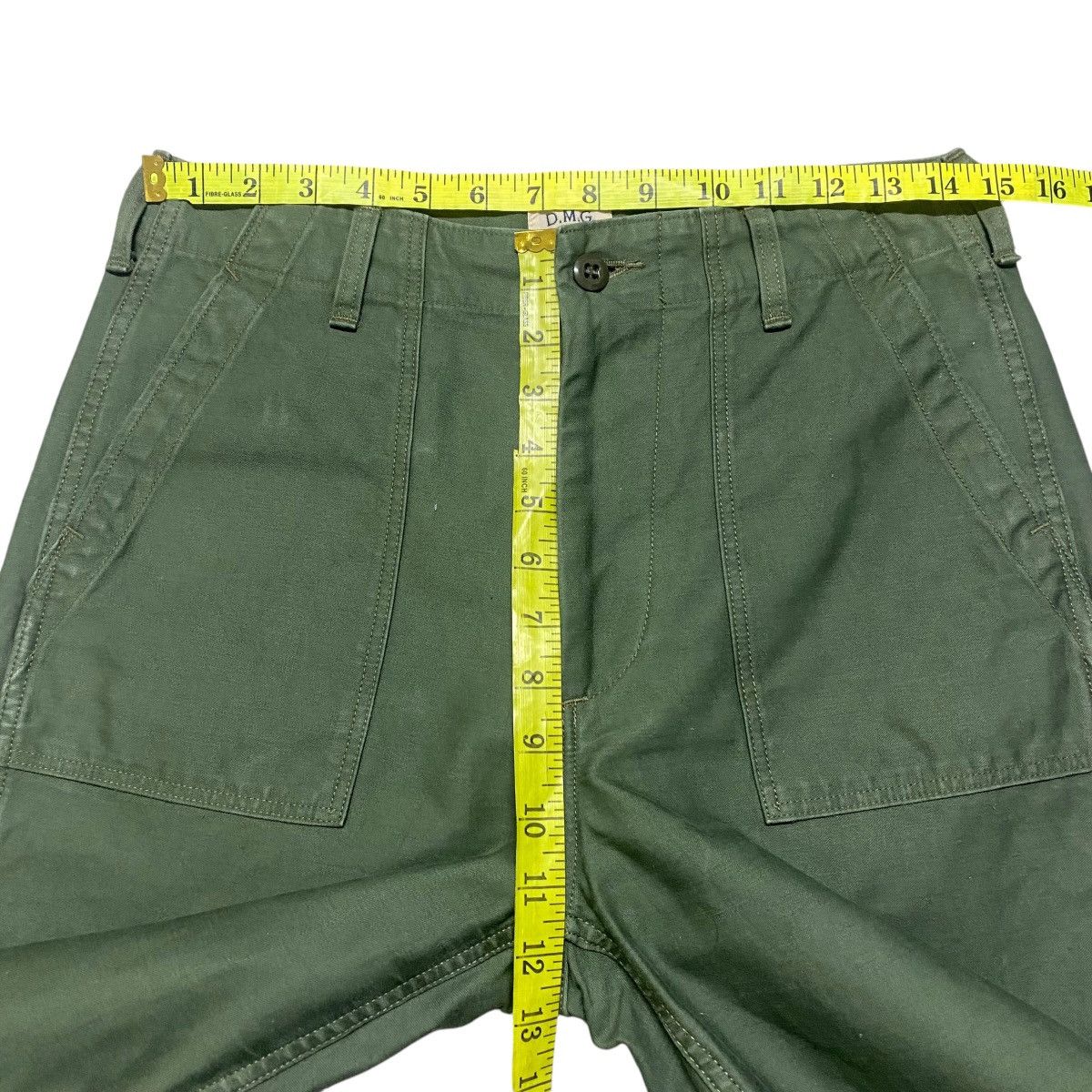 Japanese Brand D.M.G Domingo OG107 Us Army Fatigue Pants Sateen Size US 28 / EU 44 - 15 Thumbnail
