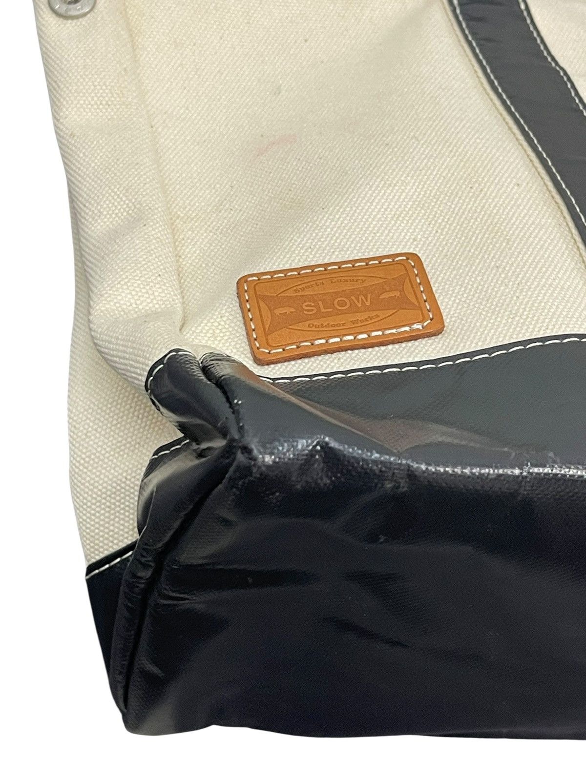 Comme des Garcons × Stussy Canvas Slow Japan Tote Bag prada julius dior cdg amiri 1🟩0 Size ONE SIZE - 6 Thumbnail