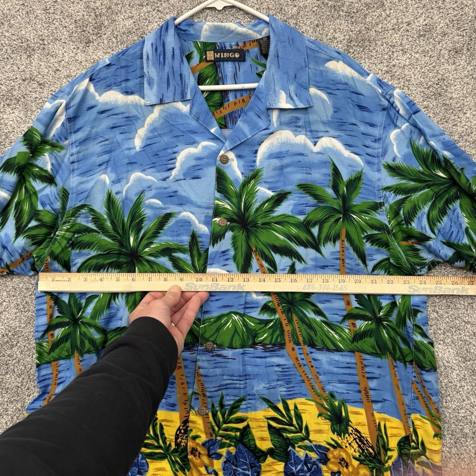 Other Vintage 90s Y2K Hawaiian Shirt Men 2X Tropical Boho Retro Size US XXL / EU 58 / 5 - 3 Thumbnail