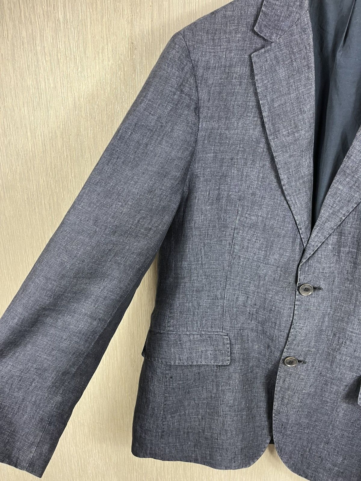 Designer × Hugo Boss Hugo Boss Solbiati 100% linen blazer jacket Ferner Jacobsen Size US S / EU 44-46 / 1 - 7 Thumbnail