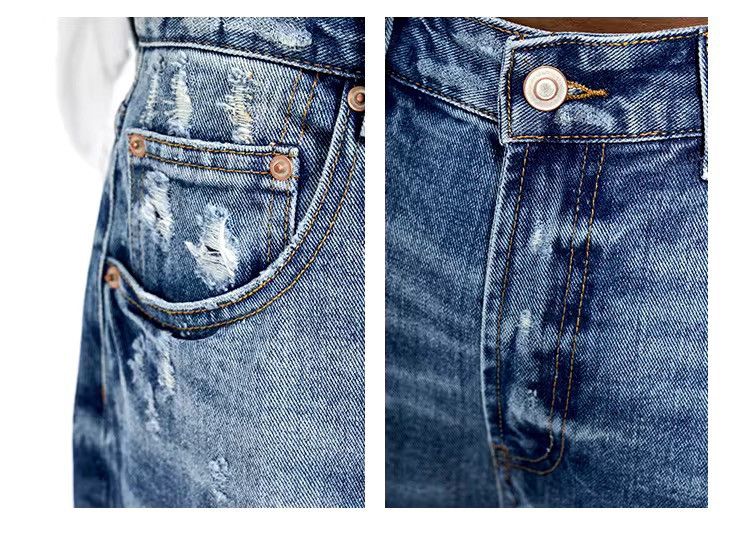 Japanese Brand × Vintage Streetwear Baggy Frayed Ripped Hole Jorts Size US 32 / EU 48 - 3 Thumbnail