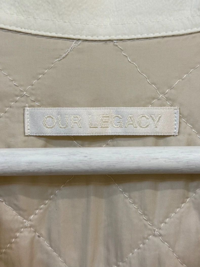 Our Legacy Our Legacy size38 Lightweight beige embossed taffet jacket Size US XXS / EU 40 - 8 Thumbnail