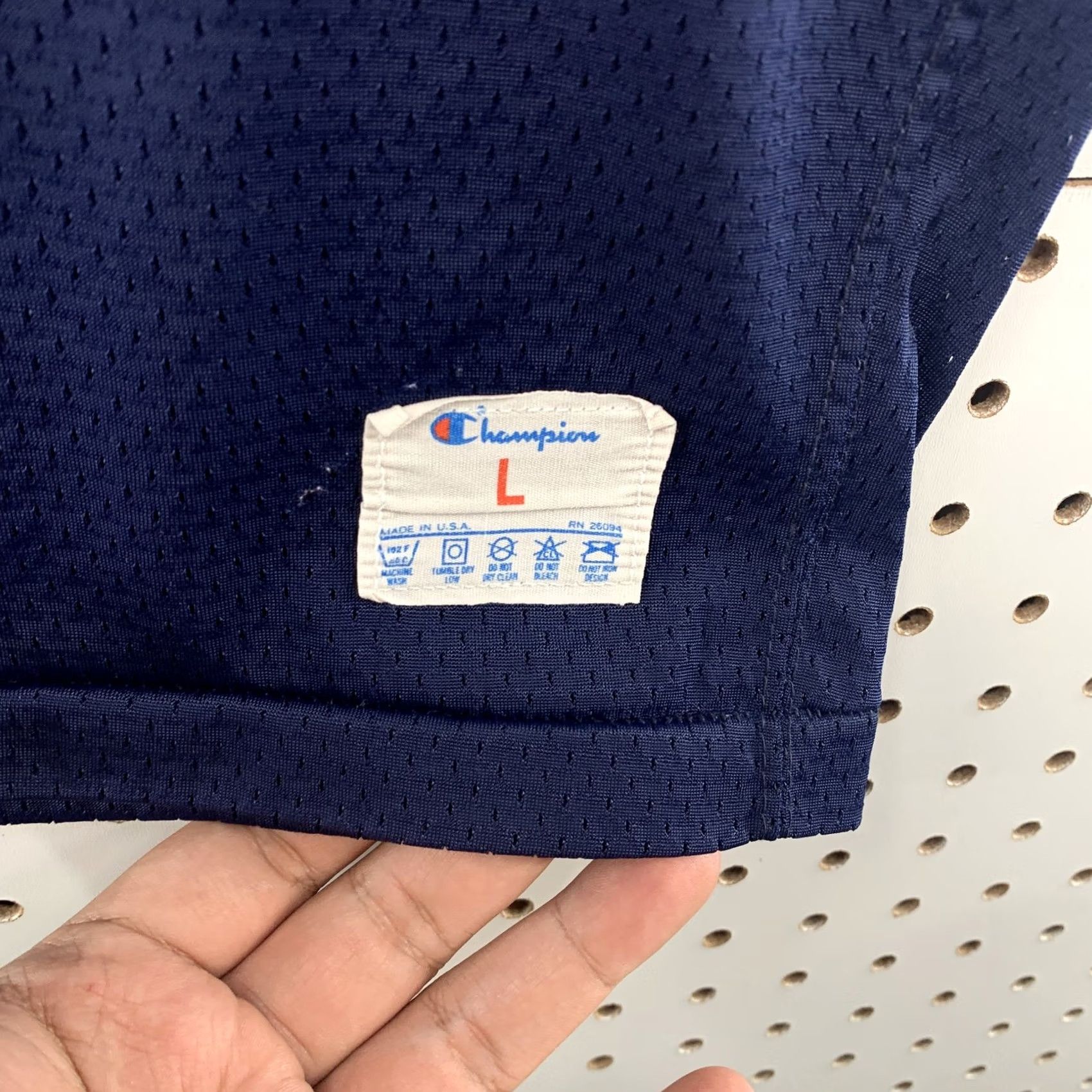 Champion VINTAGE 80s WILDCATS Champion Football Jersey Mens Large #11 Navy Blue Made USA Size US L / EU 52-54 / 3 - 4 Thumbnail