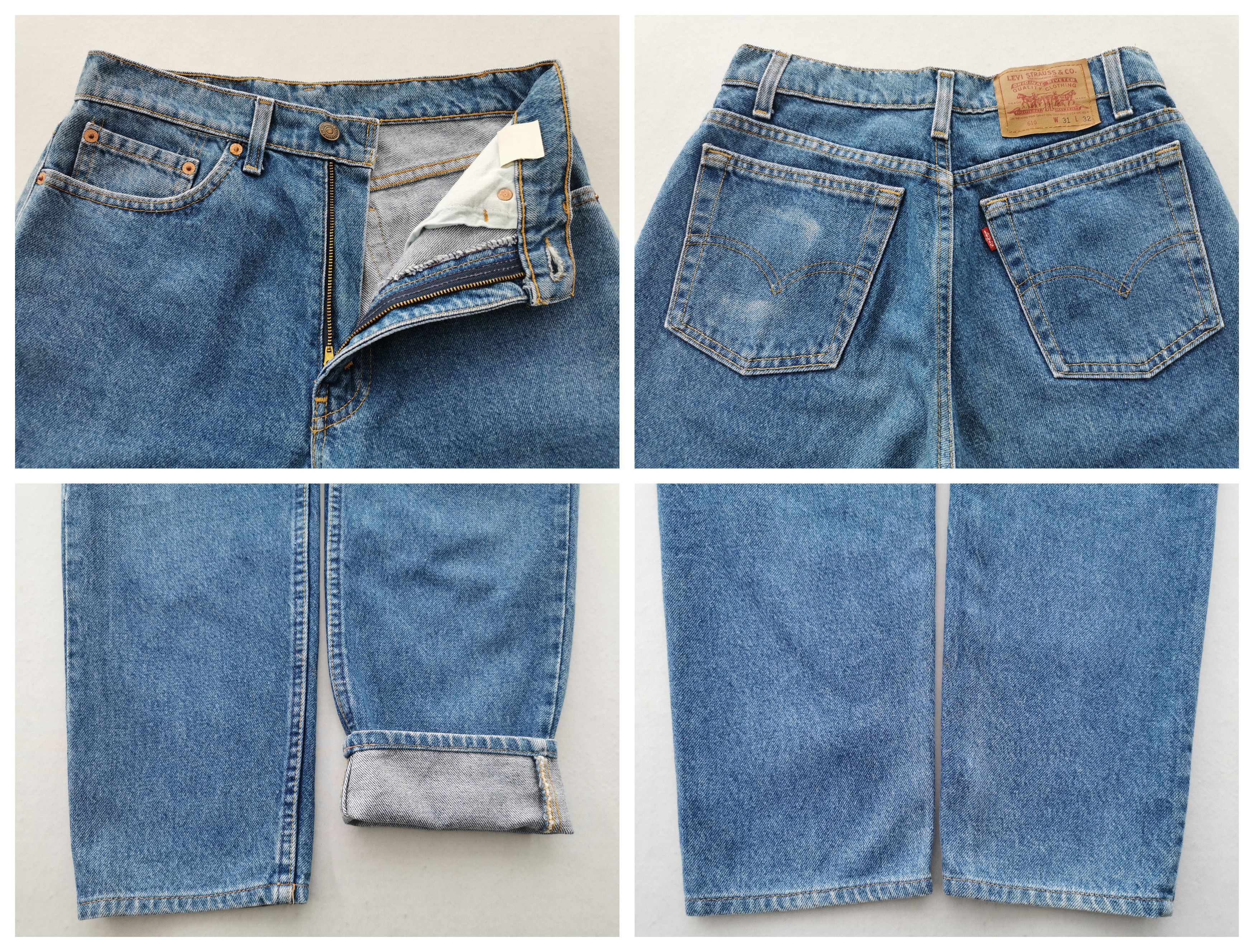 Levi's Vintage Levis Lot 610 Denim Jeans Made In USA Size 29/31x32 Size US 29 - 8 Thumbnail