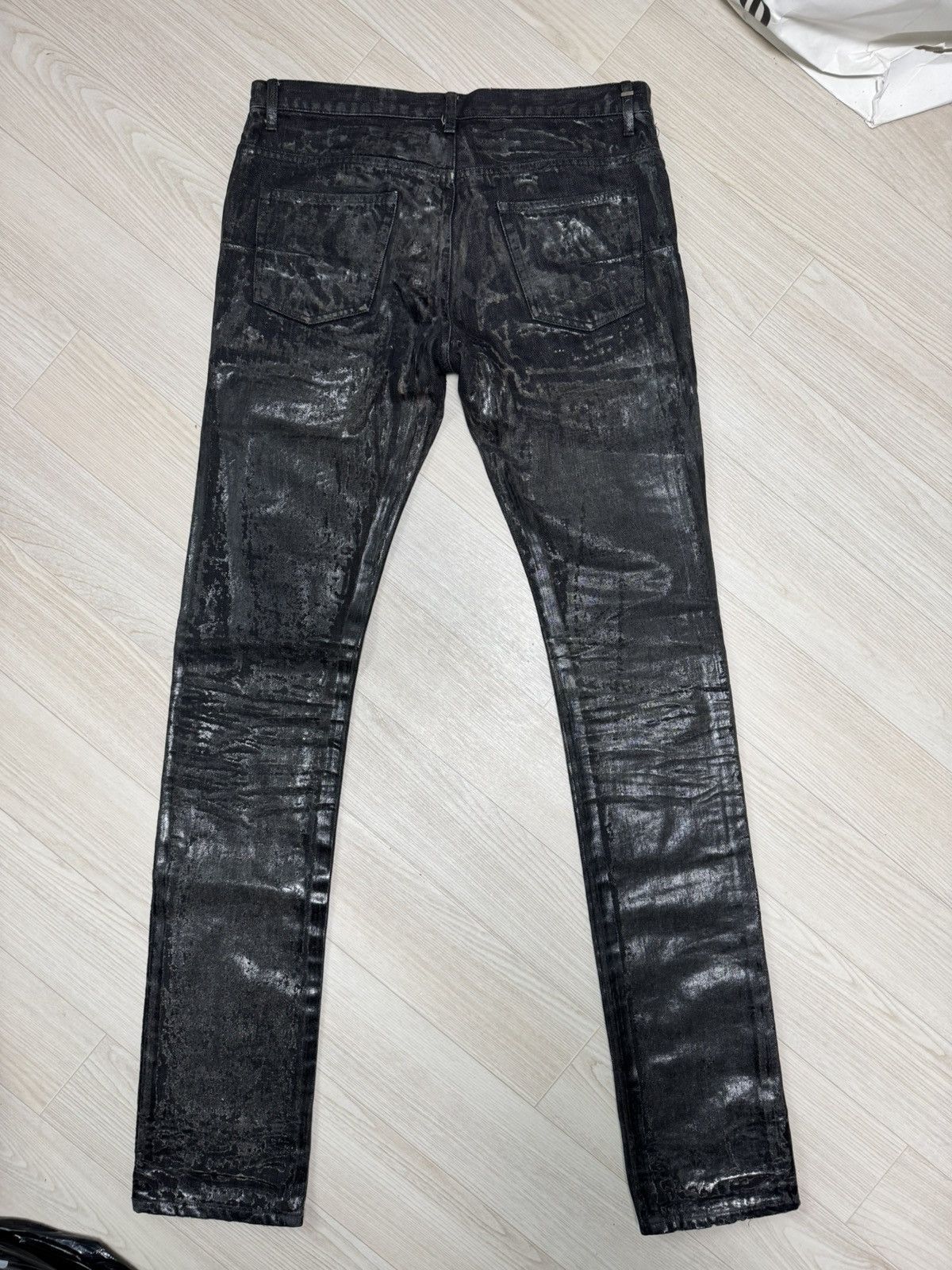 Dior Dior homme 04 Strip coated denim Size US 30 / EU 46 - 3 Thumbnail