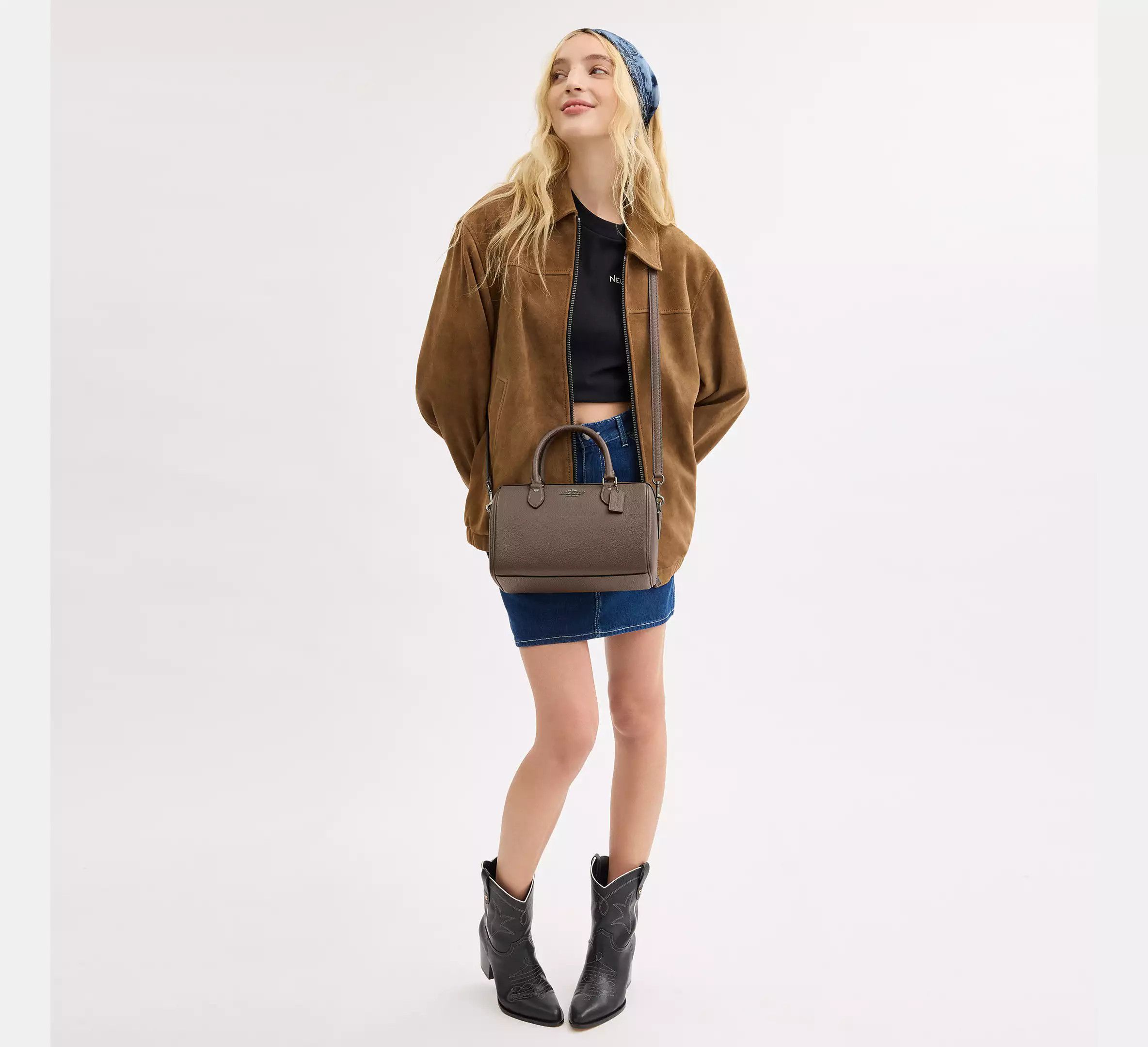 Coach Rowan Satchel Bag CV962 Size ONE SIZE - 9 Thumbnail