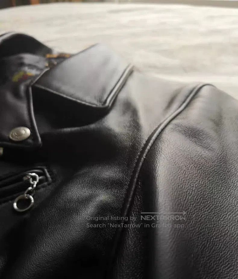 Schott Schott Sheepskin biker jacket Size US L / EU 52-54 / 3 - 5 Thumbnail