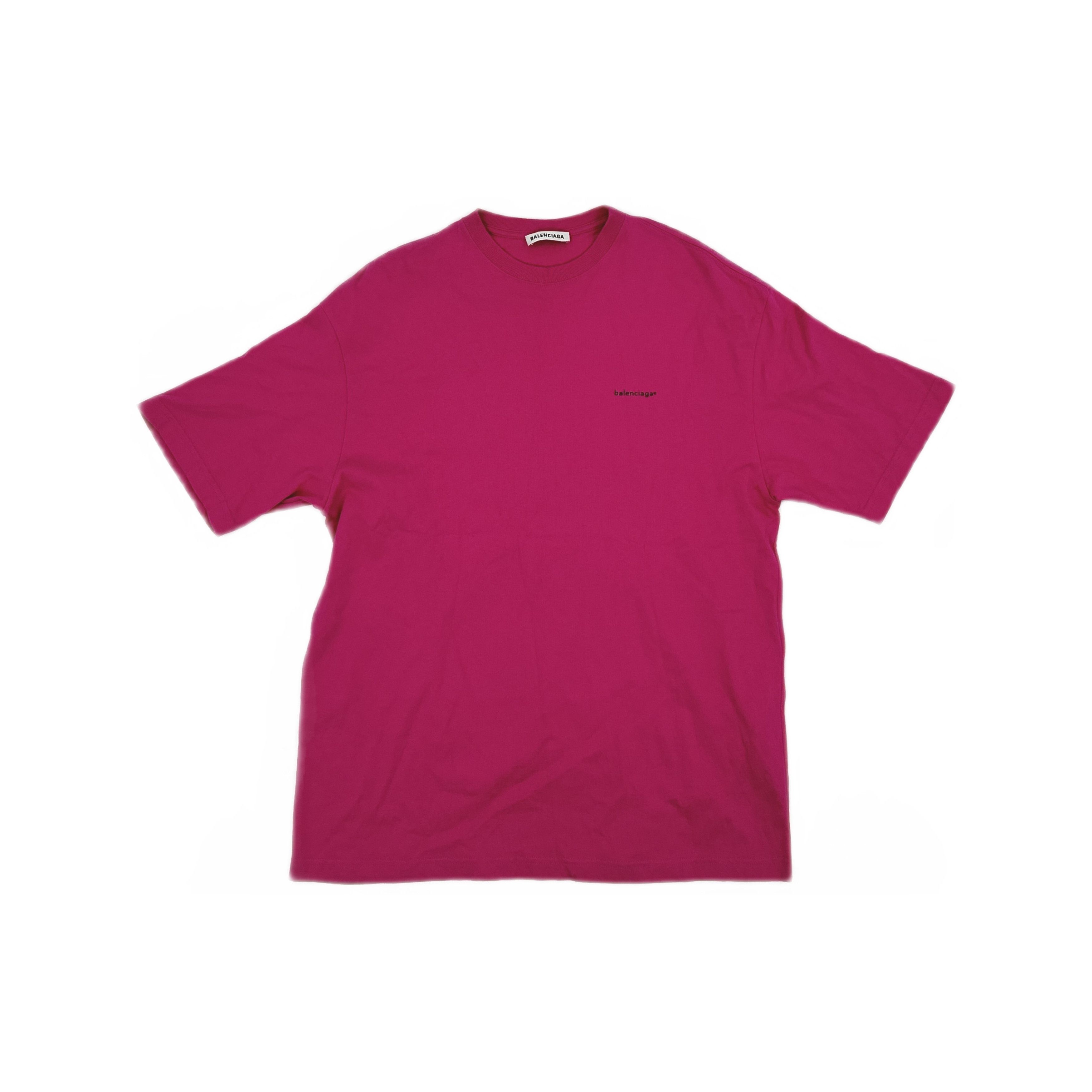 Balenciaga Balenciaga Pink Logo T-Shirt Size XS Size US XS / EU 42 / 0 - 1 Thumbnail