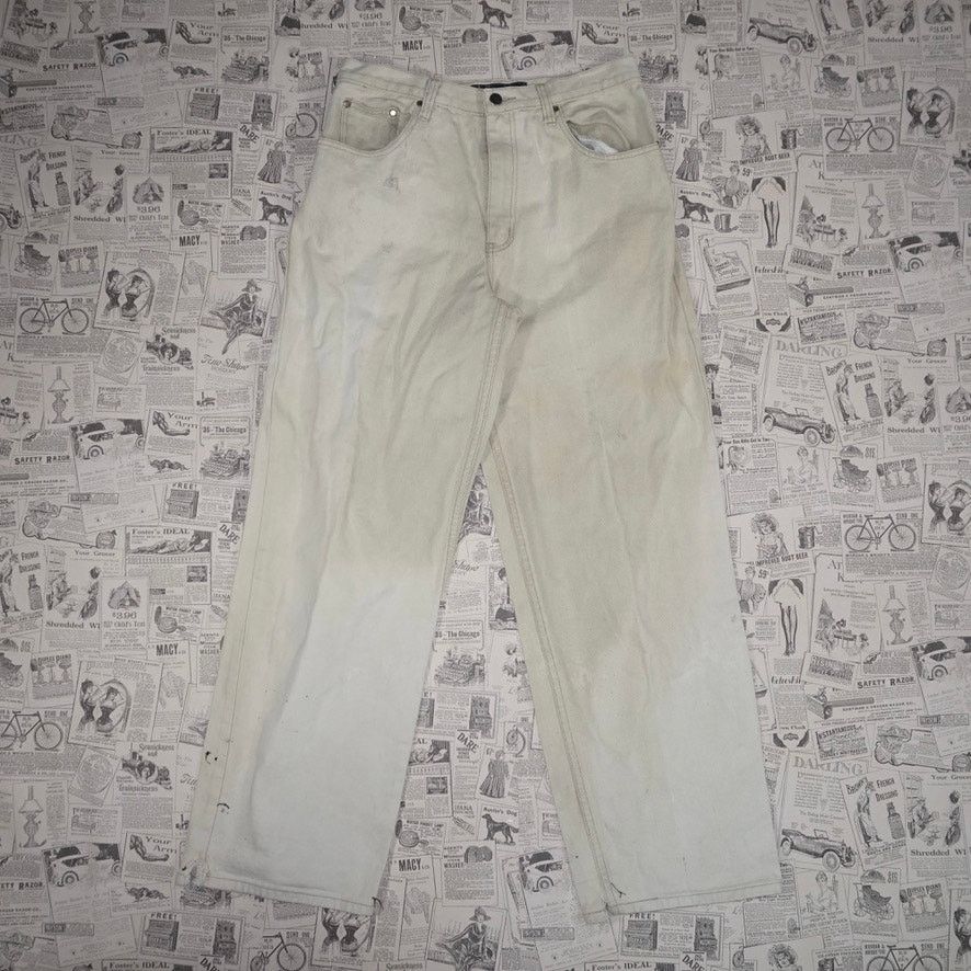 Vintage 32 - Vintage Y2K Yuma USA carpenter heavy faded 2000s pants Size US 32 / EU 48 - 2 Thumbnail